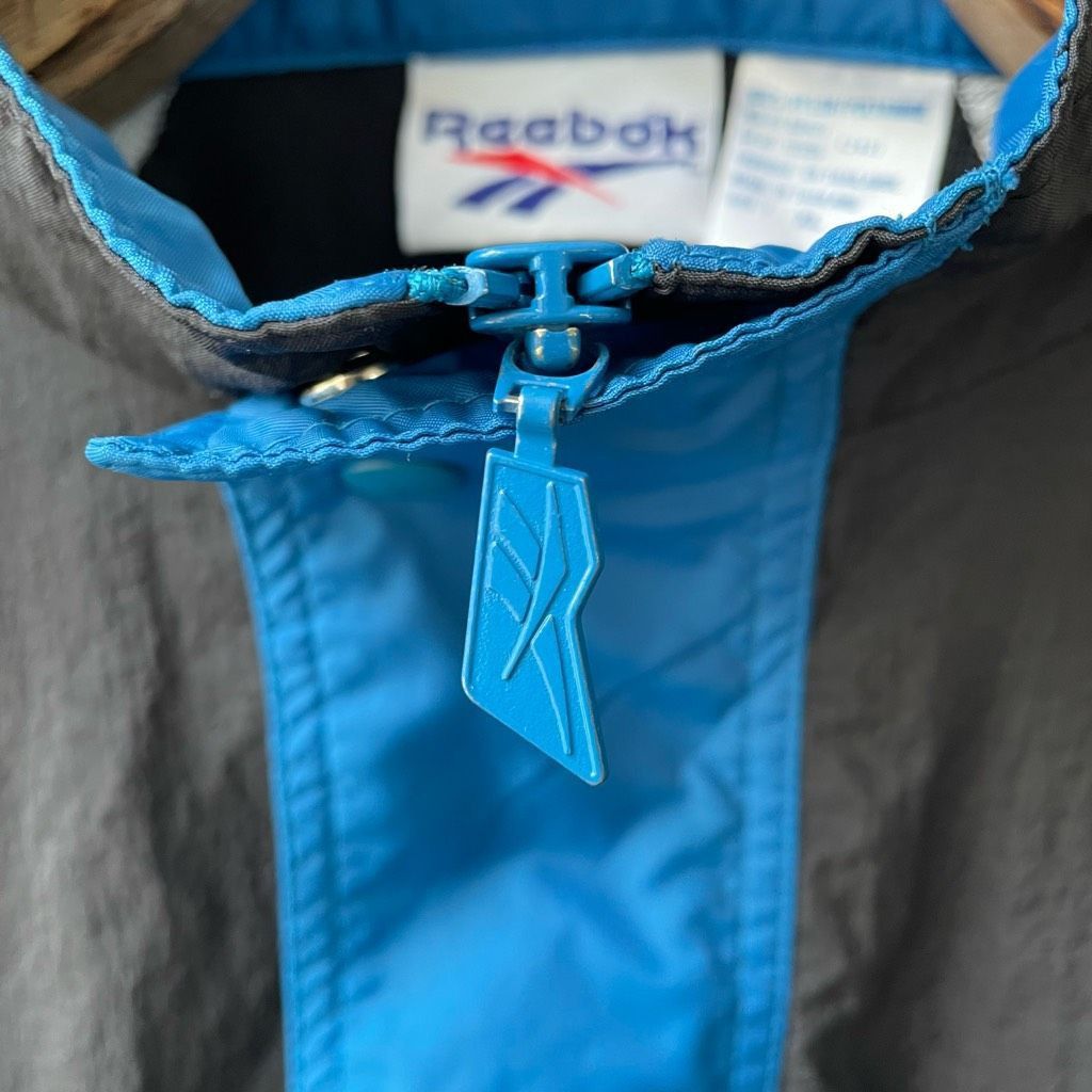Reebok Vintage 90s Reebok Windbreaker Pullover 1/2 Zip XL Size US XL / EU 56 / 4 - 9 Thumbnail