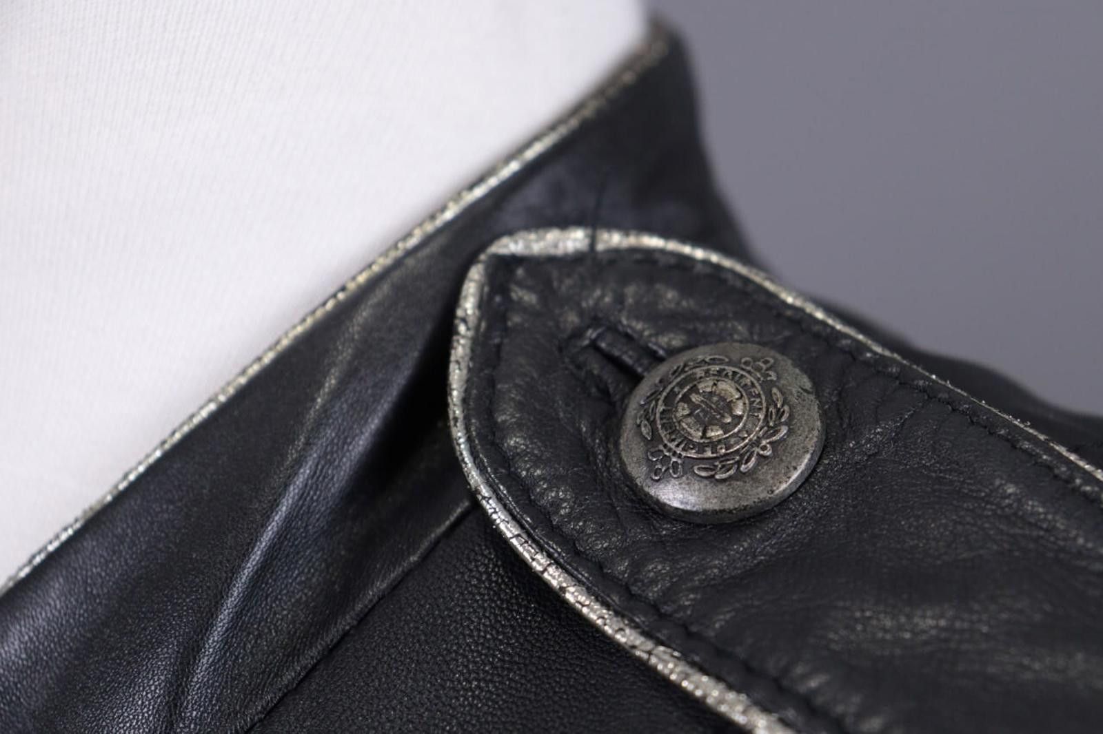 Other Maje Black Double Breast Button Leather Jacket Size 46 Size M / US 6-8 / IT 42-44 - 7 Thumbnail