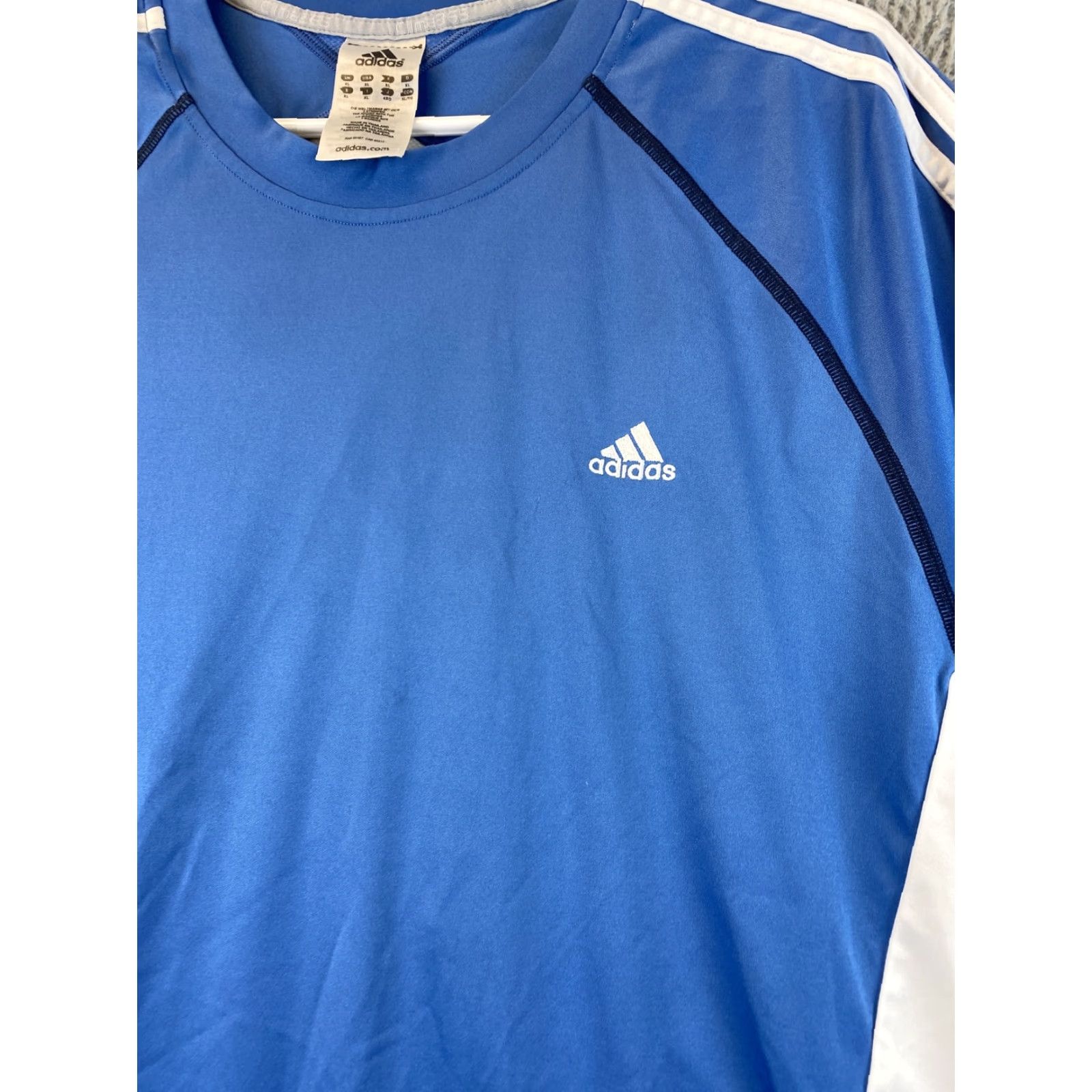 Adidas Adidas Adidas 81-1 Mens Soccer T Shirt Medium XL Blue / 81-1 Men's Size US XL / EU 56 / 4 - 2 Thumbnail