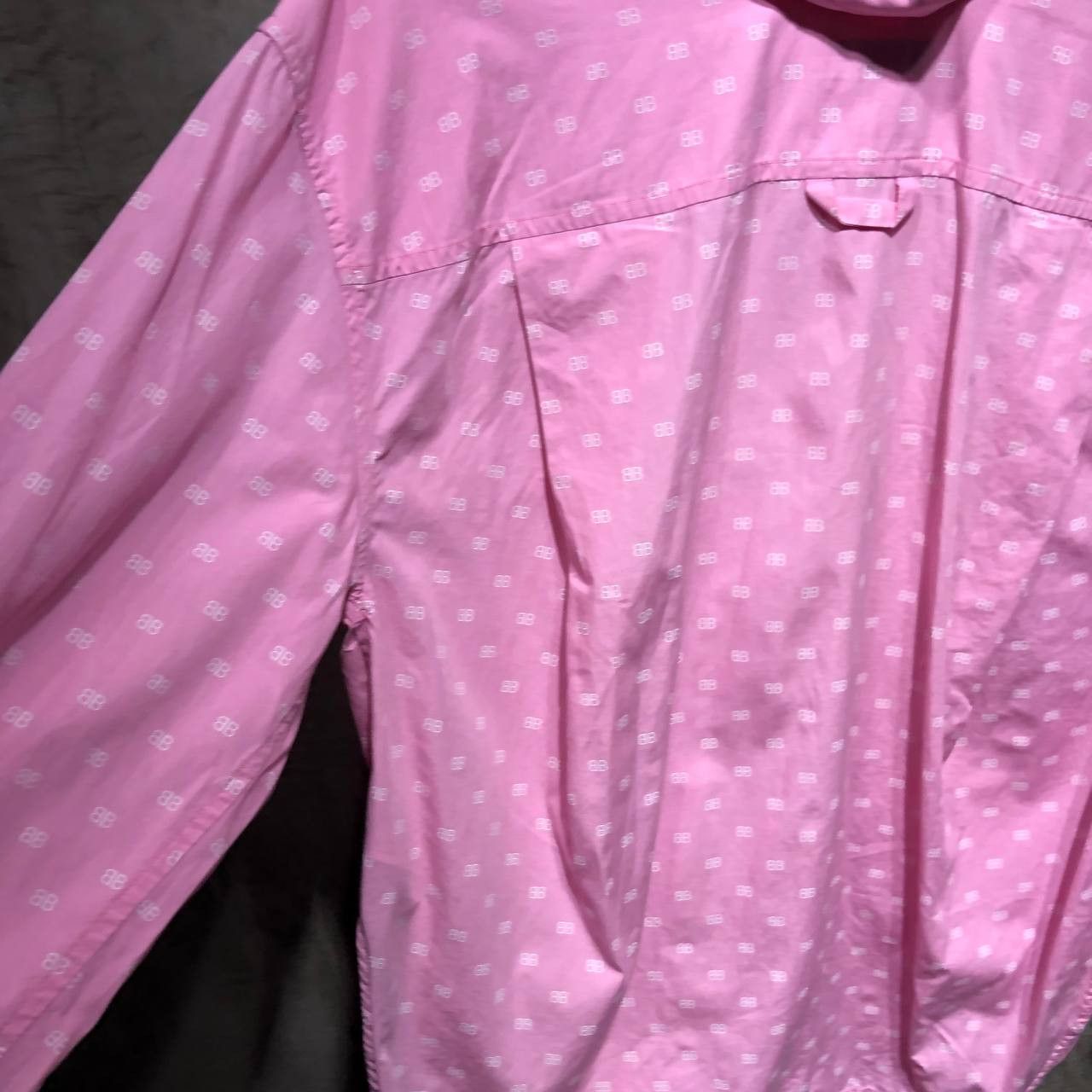 Balenciaga Balenciaga BB logo all over print poplin shirt Size L / US 10 / IT 46 - 15 Thumbnail
