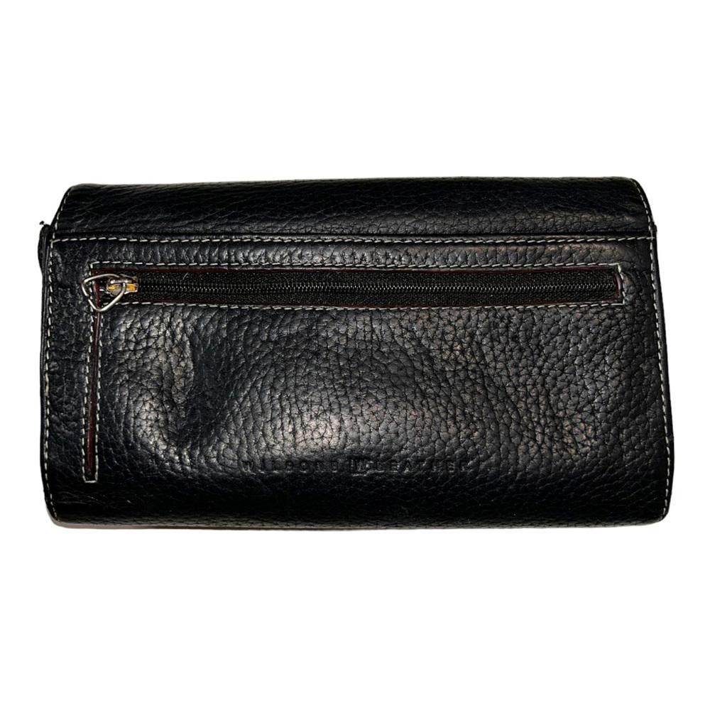 Wilsons Leather Wilsons Leather l Black Leather Folding Wallet Size ONE SIZE - 4 Thumbnail
