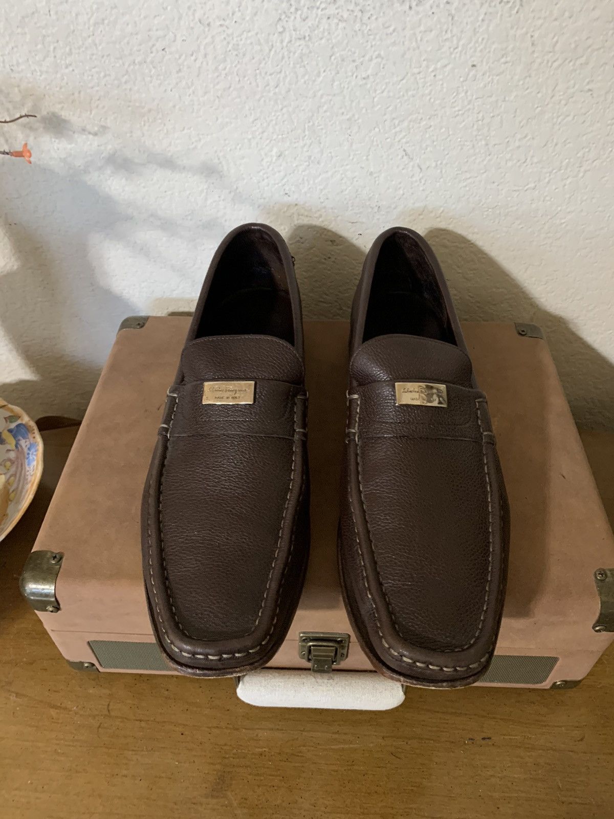 Salvatore Ferragamo Sardegna Loafers Size US 10 / EU 43 - 1 Thumbnail