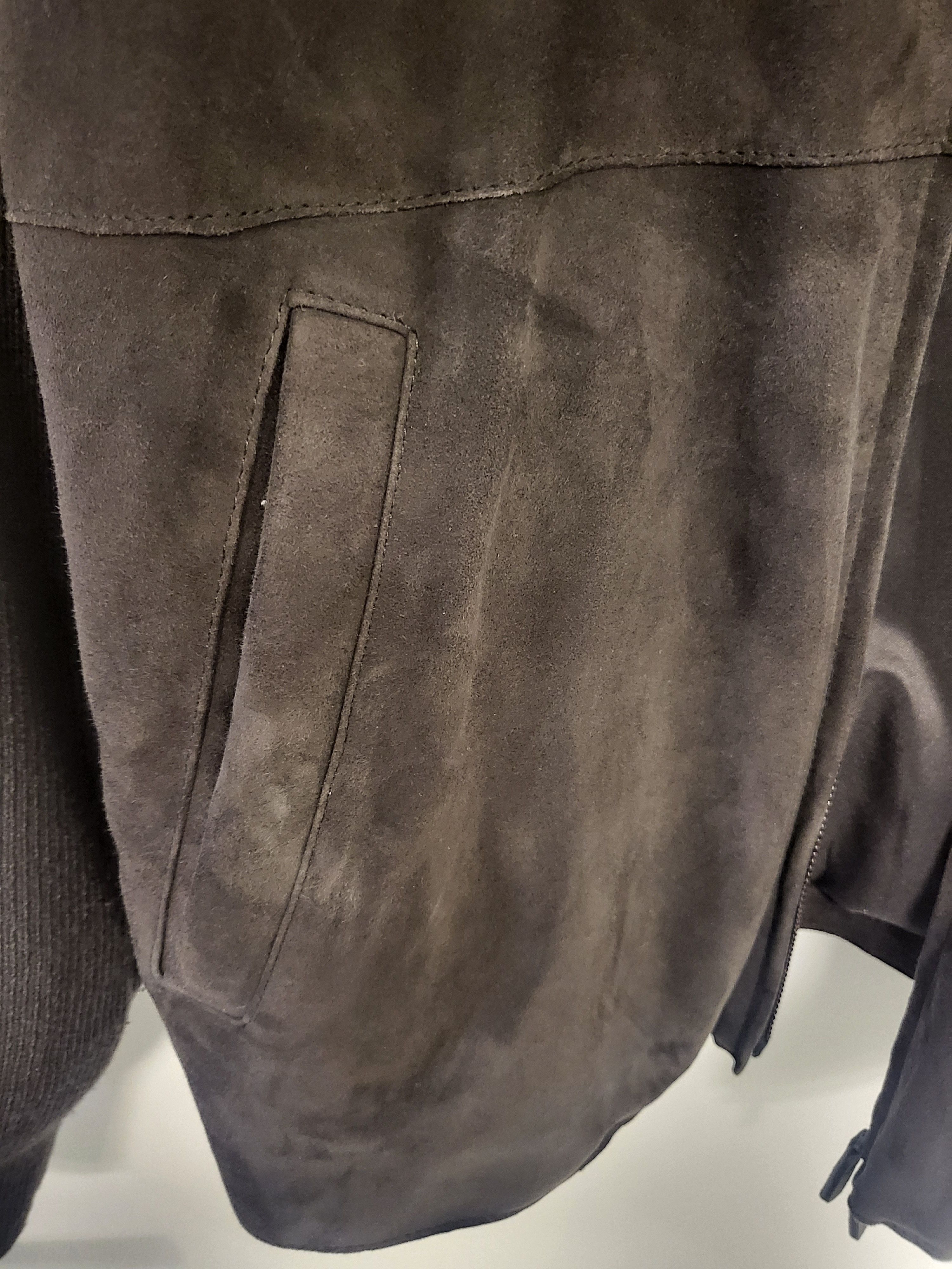 Emporio Armani Emporio Armani suede blouson jacket IT50 US40 Brown Size US M / EU 48-50 / 2 - 7 Thumbnail