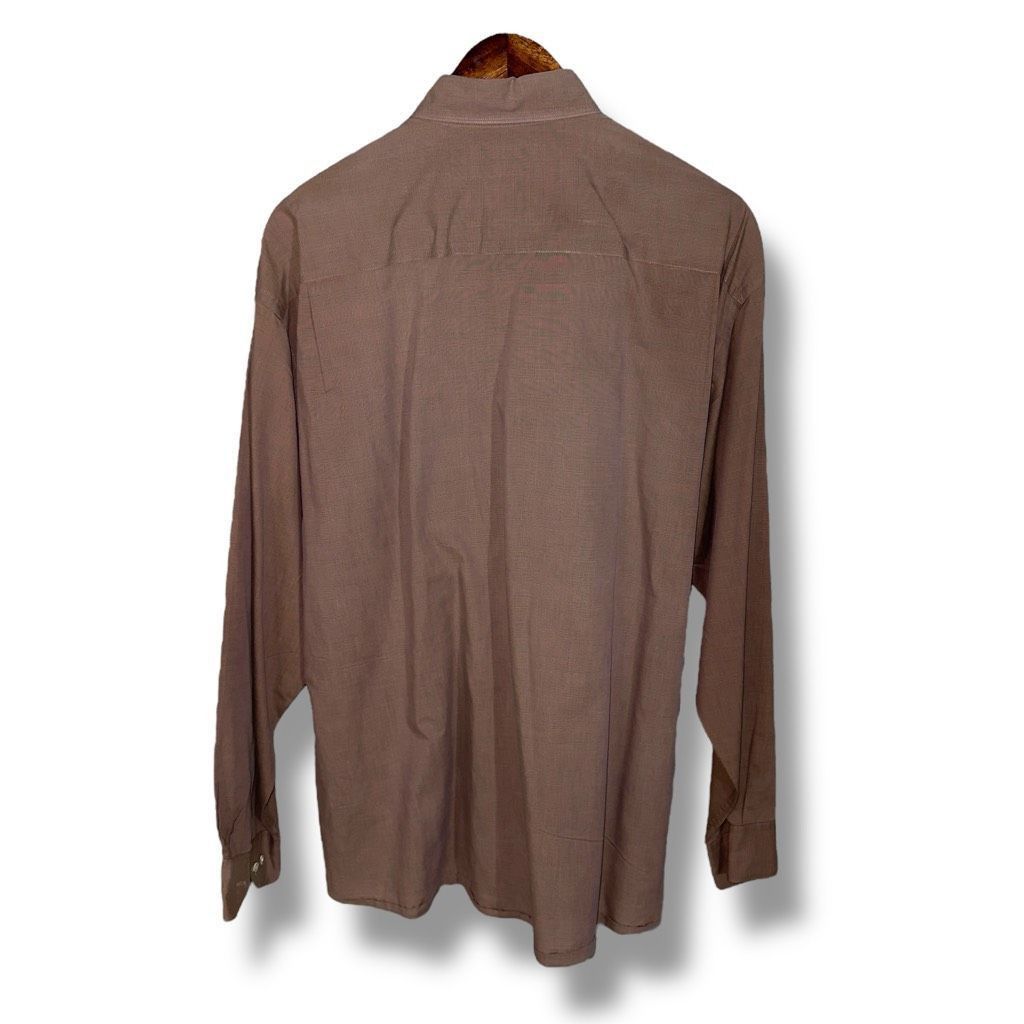Hugo Boss 90s Hugo Boss Brown Glencheck Button Down Sport Shirt Size L Size US L / EU 52-54 / 3 - 9 Thumbnail