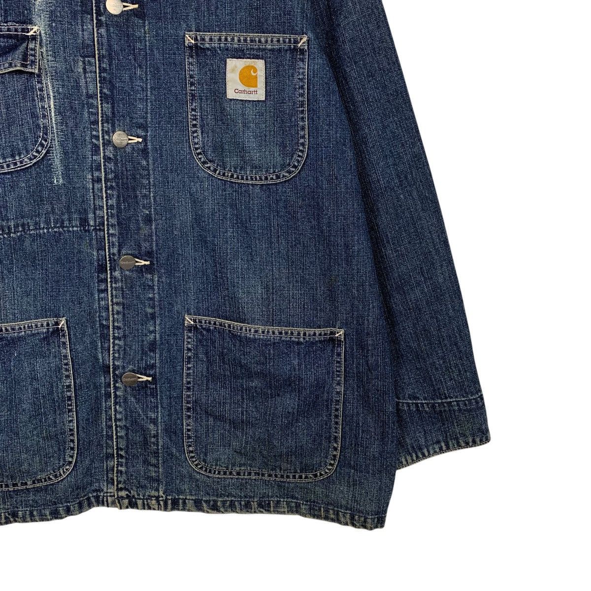 Carhartt Vintage Carhatt Denim Chore Jacket Size US L / EU 52-54 / 3 - 4 Thumbnail