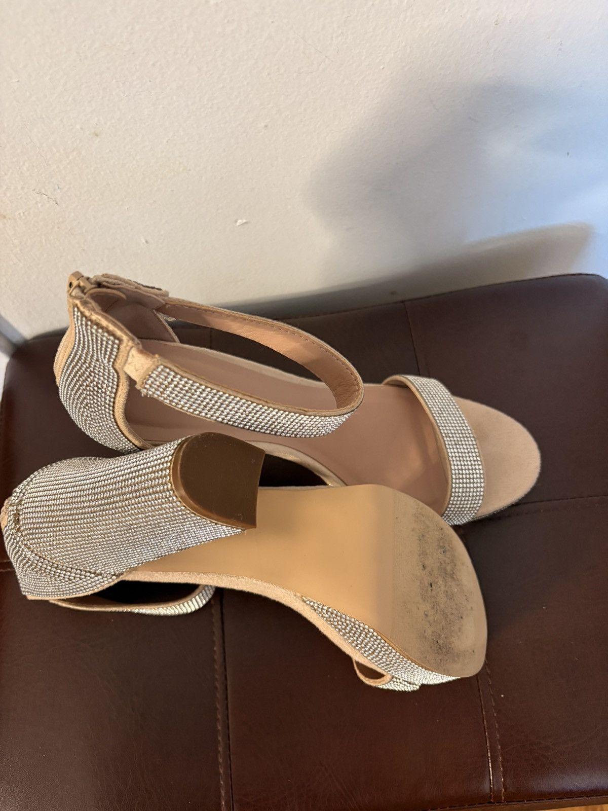 Other Madden Girl rhinestone sandals Size US 10 / IT 40 - 5 Thumbnail