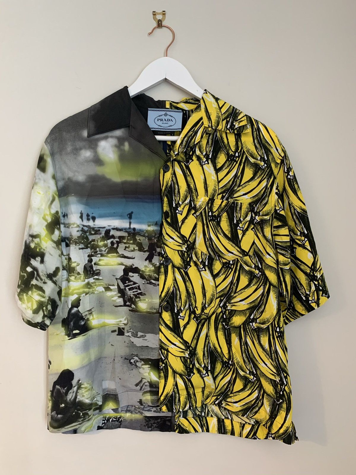 Prada Split bowling shirt (Viscose) Size US XS / EU 42 / 0 - 1 Thumbnail