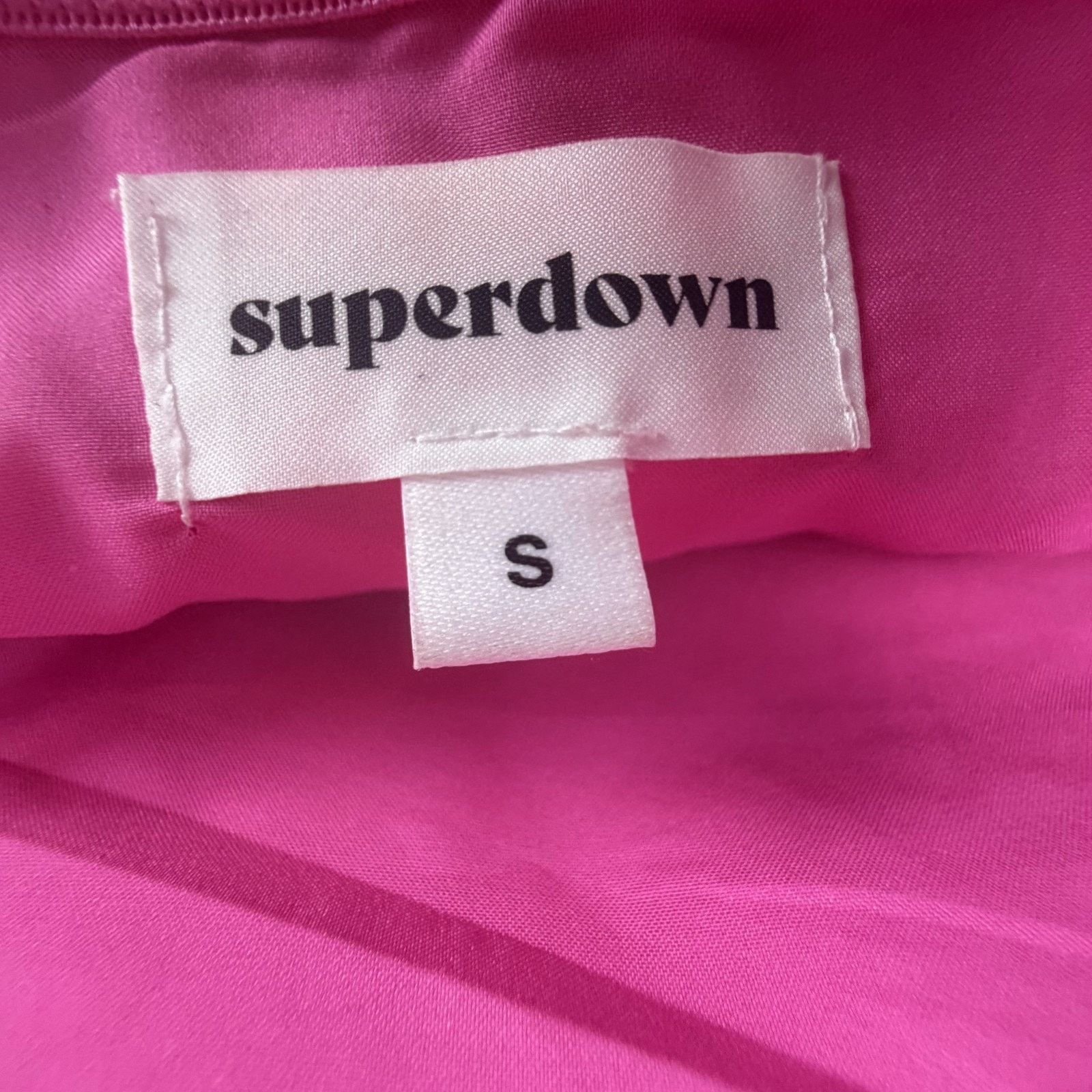 superdown Superdown Crop Top Womens Small Pink Y2K Barbiecore Clubwear Size S / US 4 / IT 40 - 3 Thumbnail