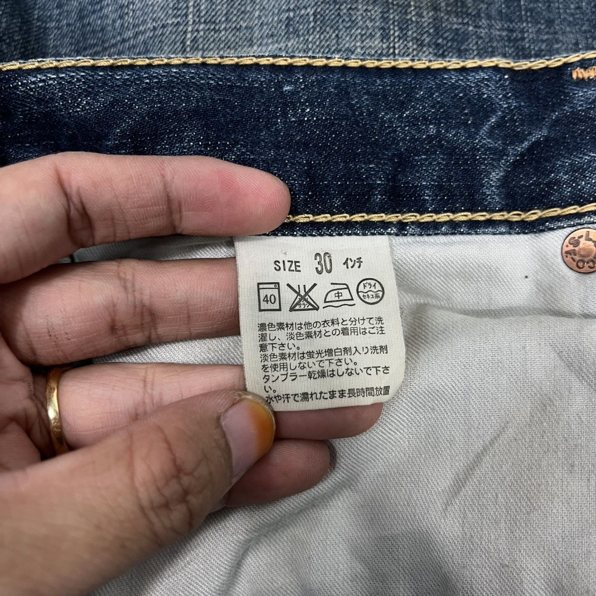 Levi's Vintage Y2k Levis Lot 503 Denim Jeans Size US 30 / EU 46 - 19 Thumbnail