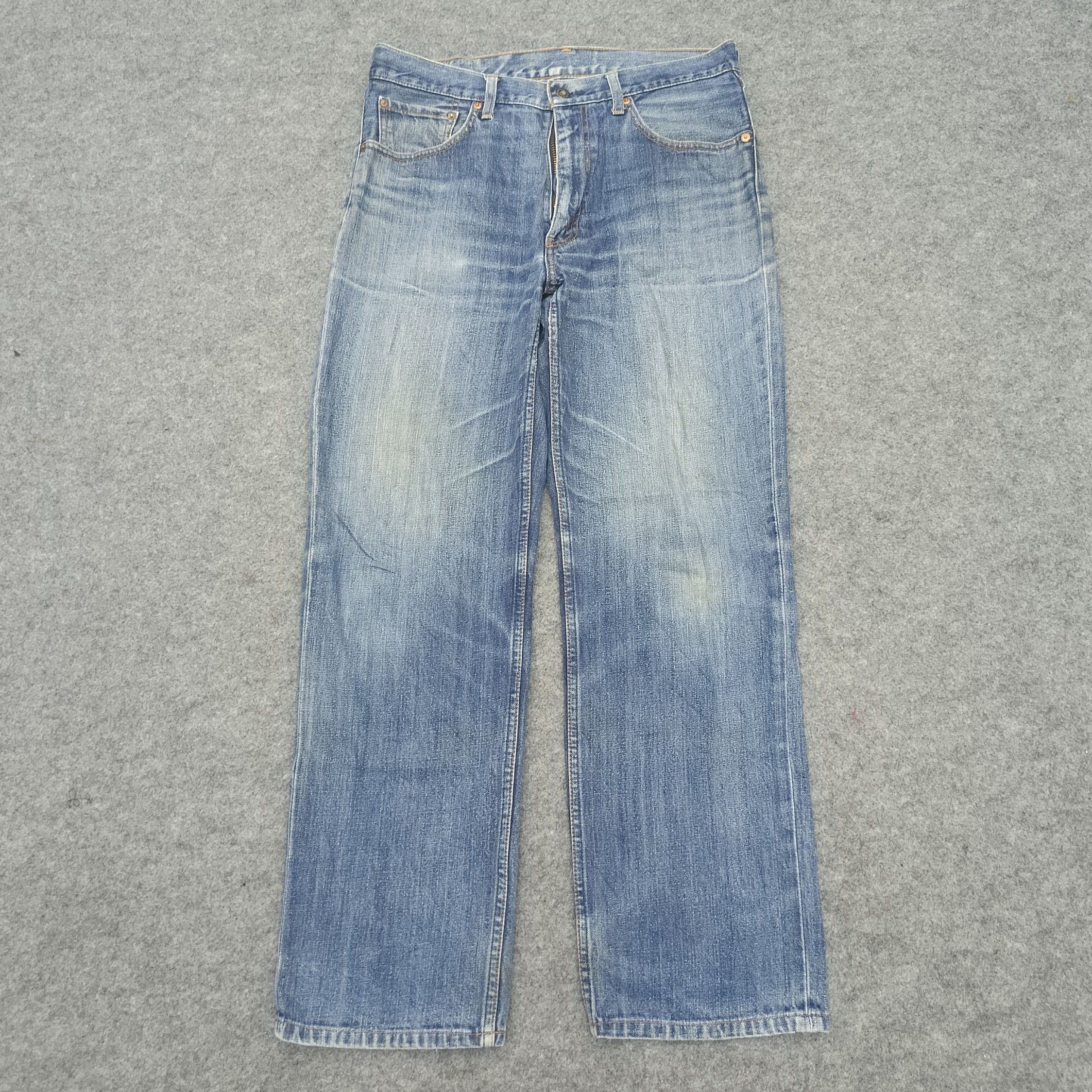Japanese Brand 💥Vintage Levis 502 Distressed Denim Kurt Cobain Style Size US 34 / EU 50 - 1 Thumbnail