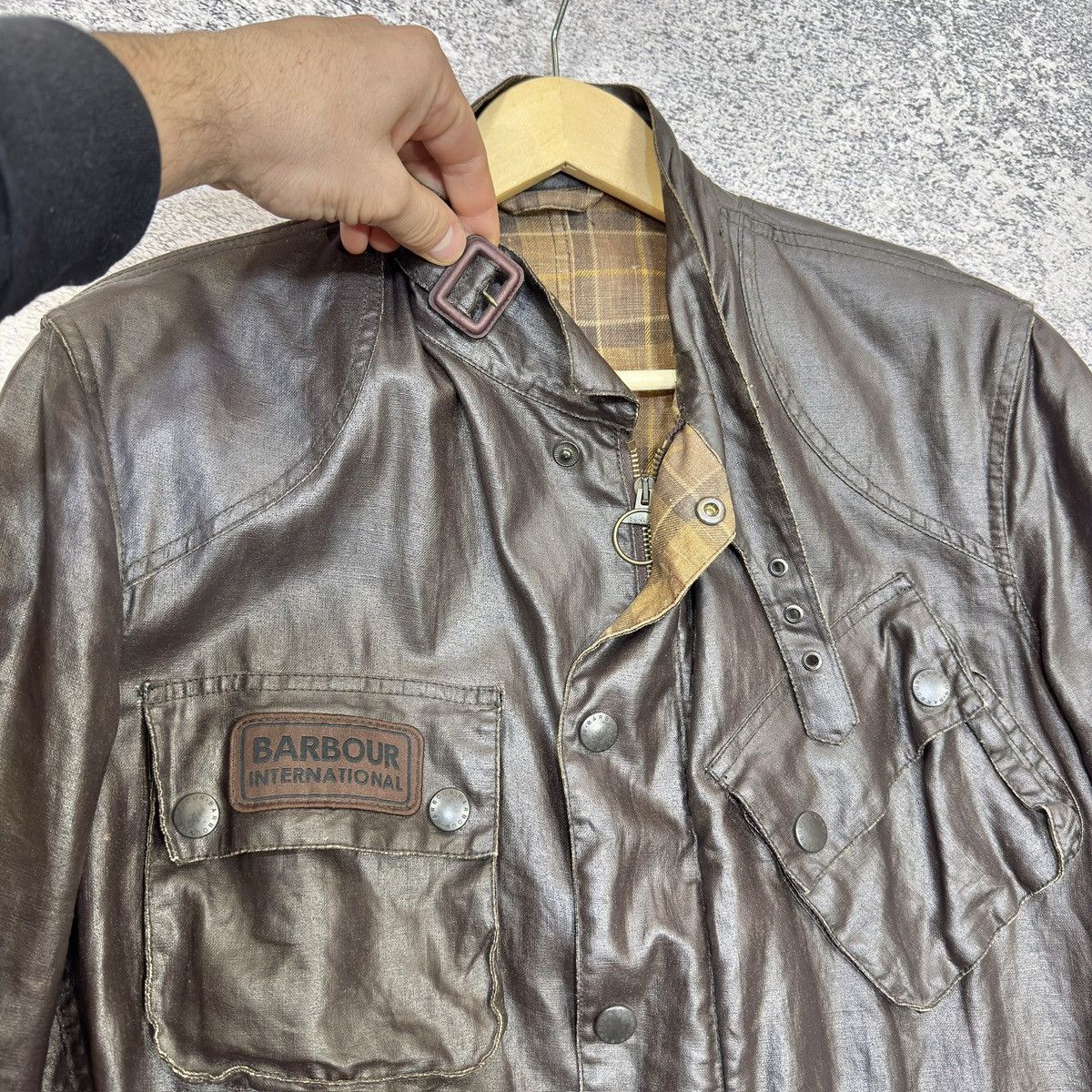 Barbour Barbour International Neander Brown M size Size US M / EU 48-50 / 2 - 5 Thumbnail