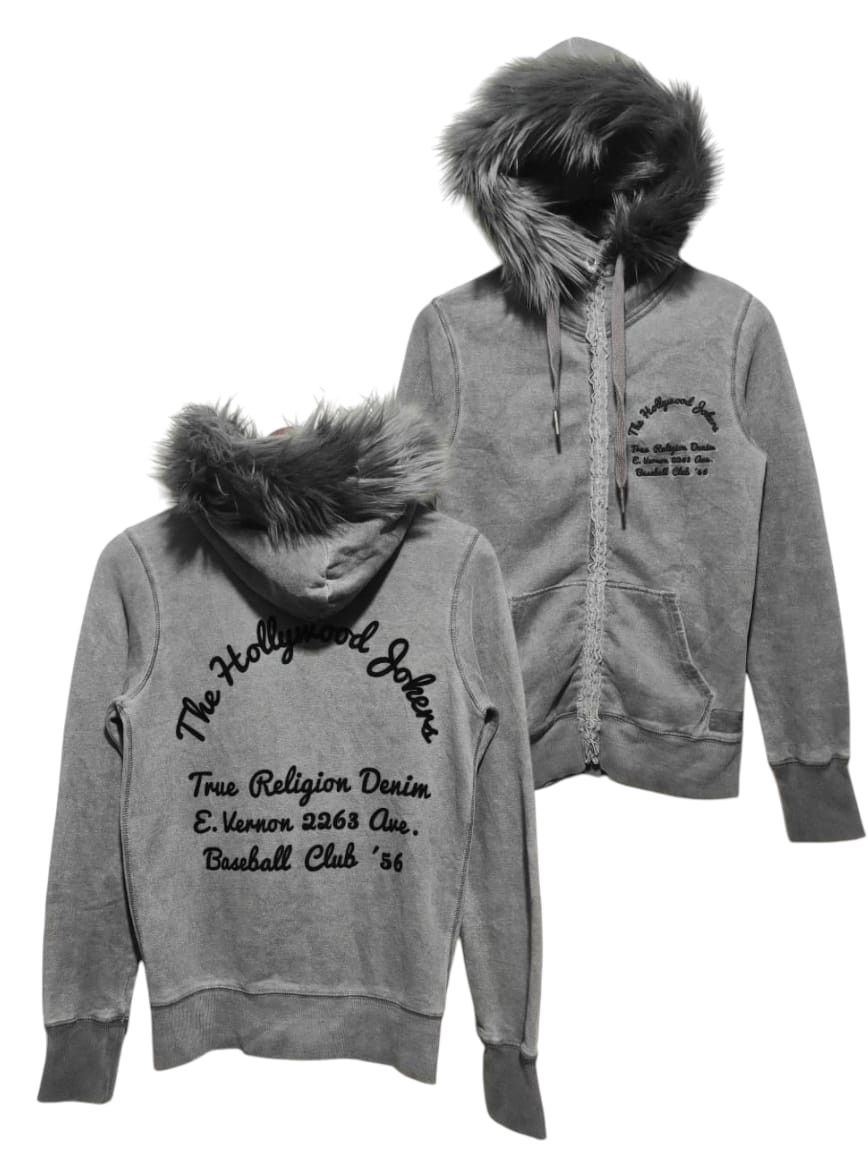 True Religion Fur Hoodie lgb style
