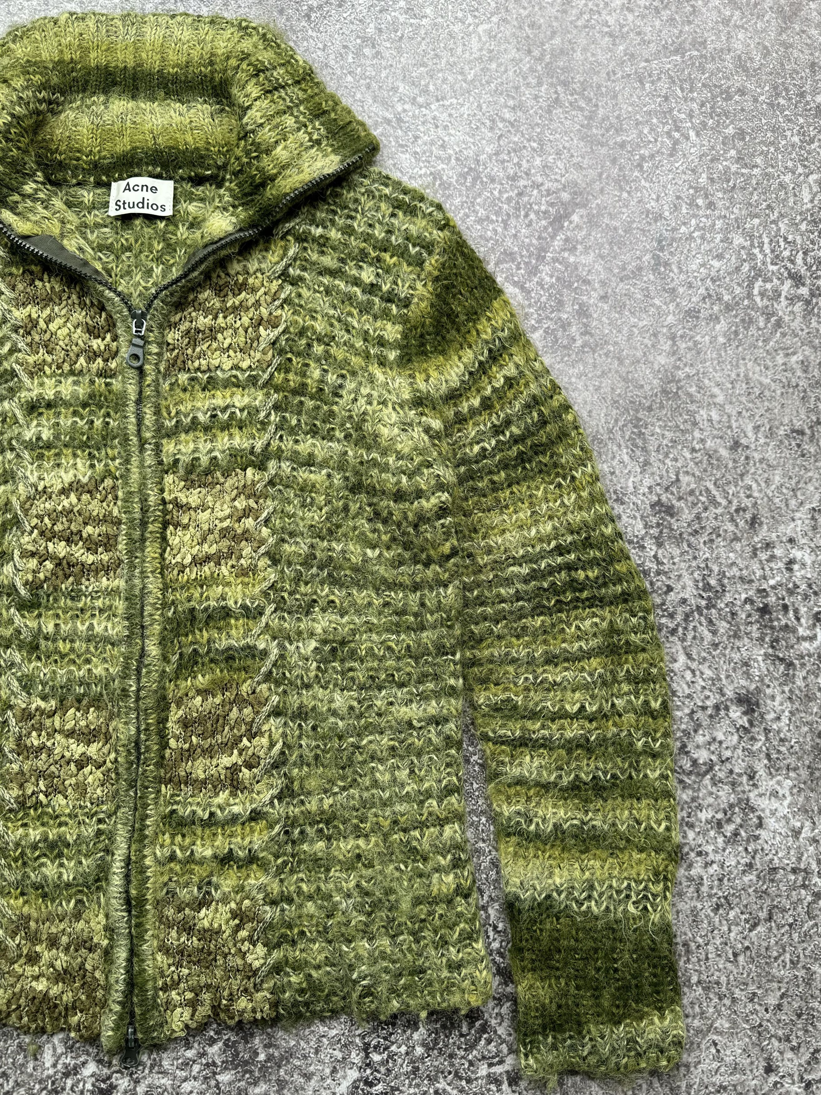 Acne Studios × Vintage Acne Studios Vintage Mohair Zip Cardigan Size M / US 6-8 / IT 42-44 - 3 Thumbnail