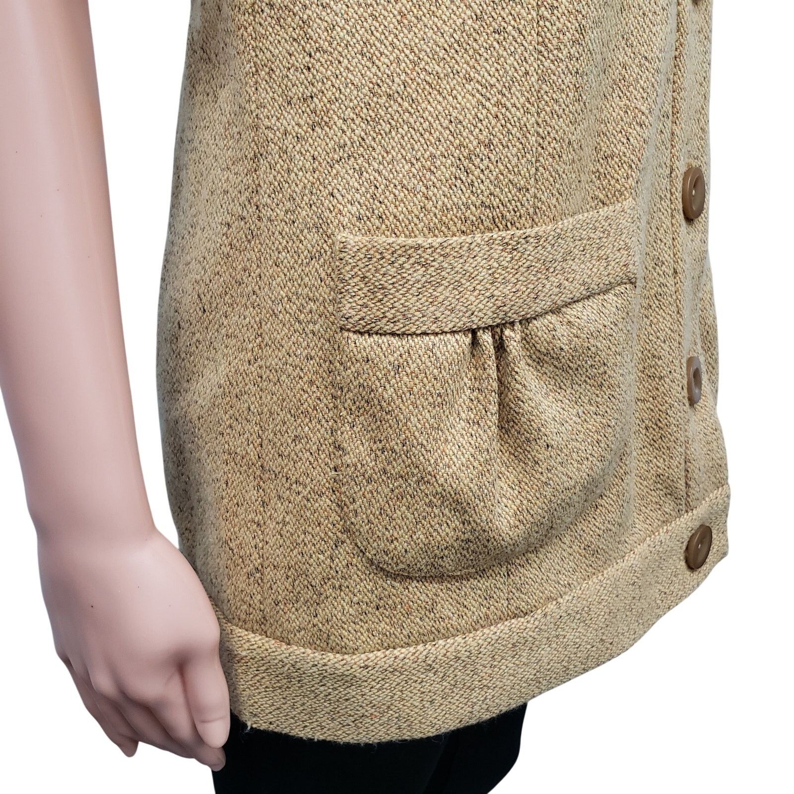 Anthropologie NWT $148 Anthropologie Tabitha Tweed Blazer Cardigan Jacket Size M / US 6-8 / IT 42-44 - 8 Thumbnail
