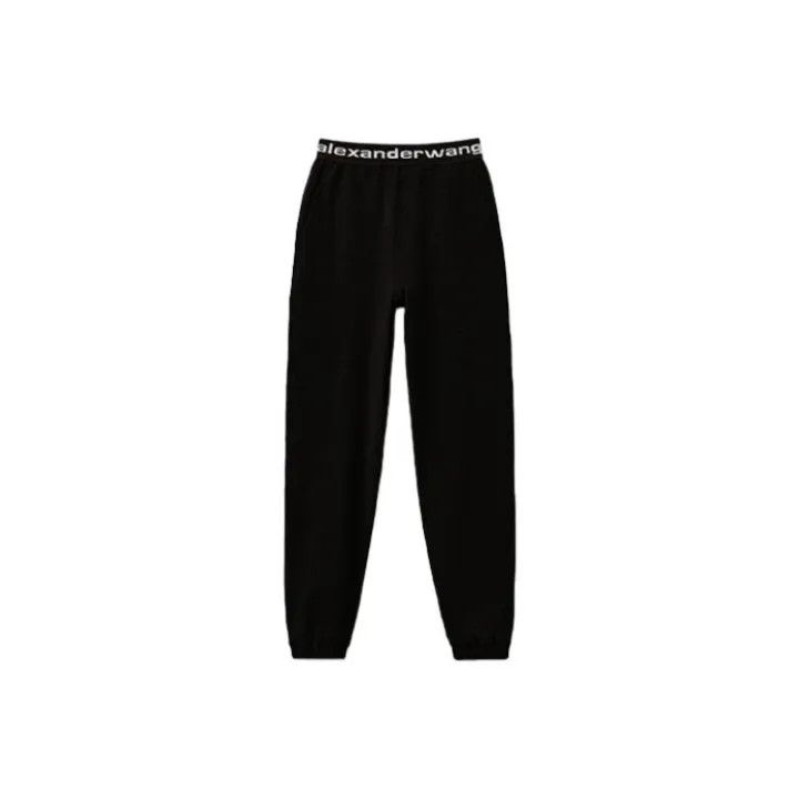 Alexander Wang Alexander Wang Black Corduroy Casual Pants for Women 0079 Size 22" - 1 Thumbnail