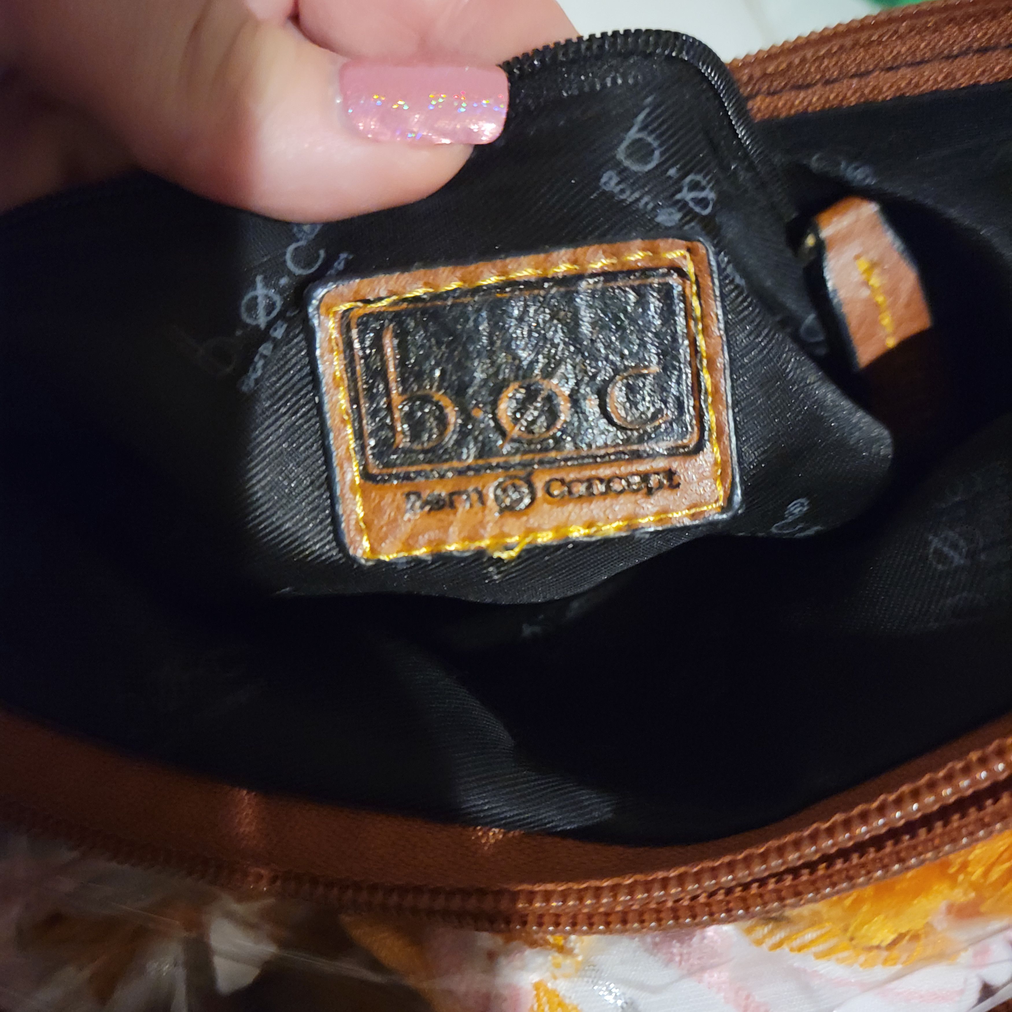 Boc B.O.C. Oakfield Hobo Black & Tan Faux Leather Shoulder Bag Size ONE SIZE - 15 Thumbnail