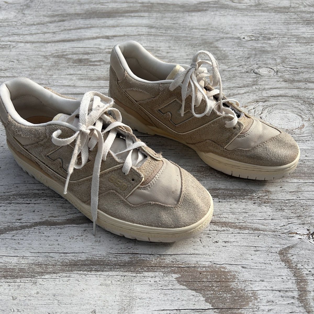 Aime Leon Dore × New Balance ALD x New Balance 550s Tan Size 9.5 Size US 9.5 / EU 42-43 - 4 Thumbnail