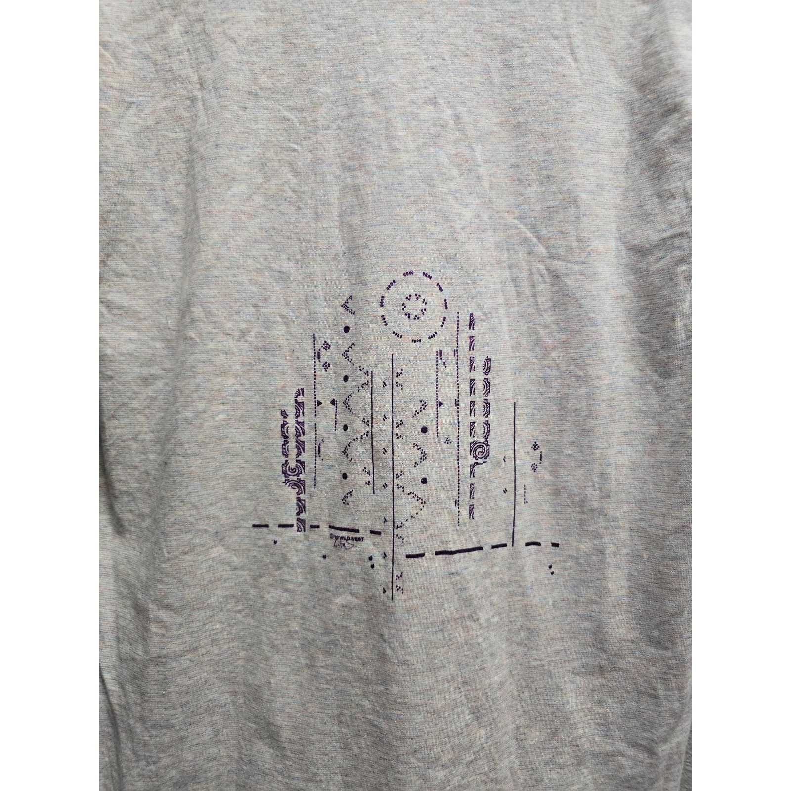Vintage Vintage Test Print Shirt Geometric Graphic 90s Tee M Size US M / EU 48-50 / 2 - 2 Thumbnail