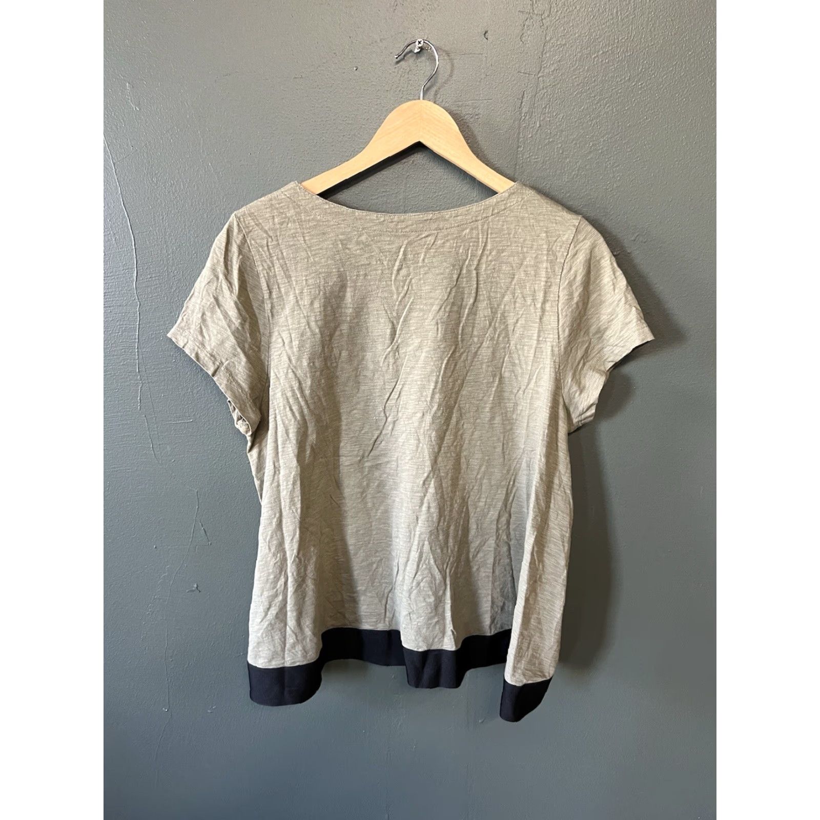 Vintage Lisa Todd Womens T-Shirt Green Short Sleeve Size L Size L / US 10 / IT 46 - 2 Thumbnail