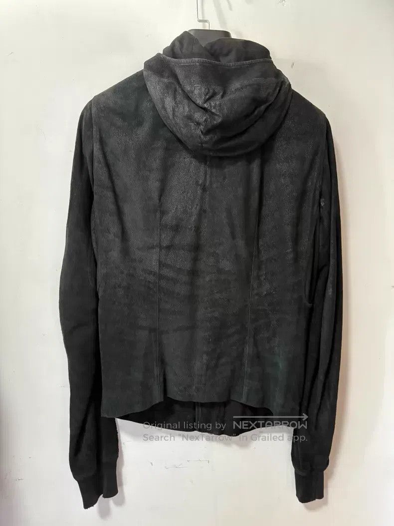 Rick Owens Rick Owens Erosion-made old sheepskin diagonal zip jacket Size US M / EU 48-50 / 2 - 2 Thumbnail