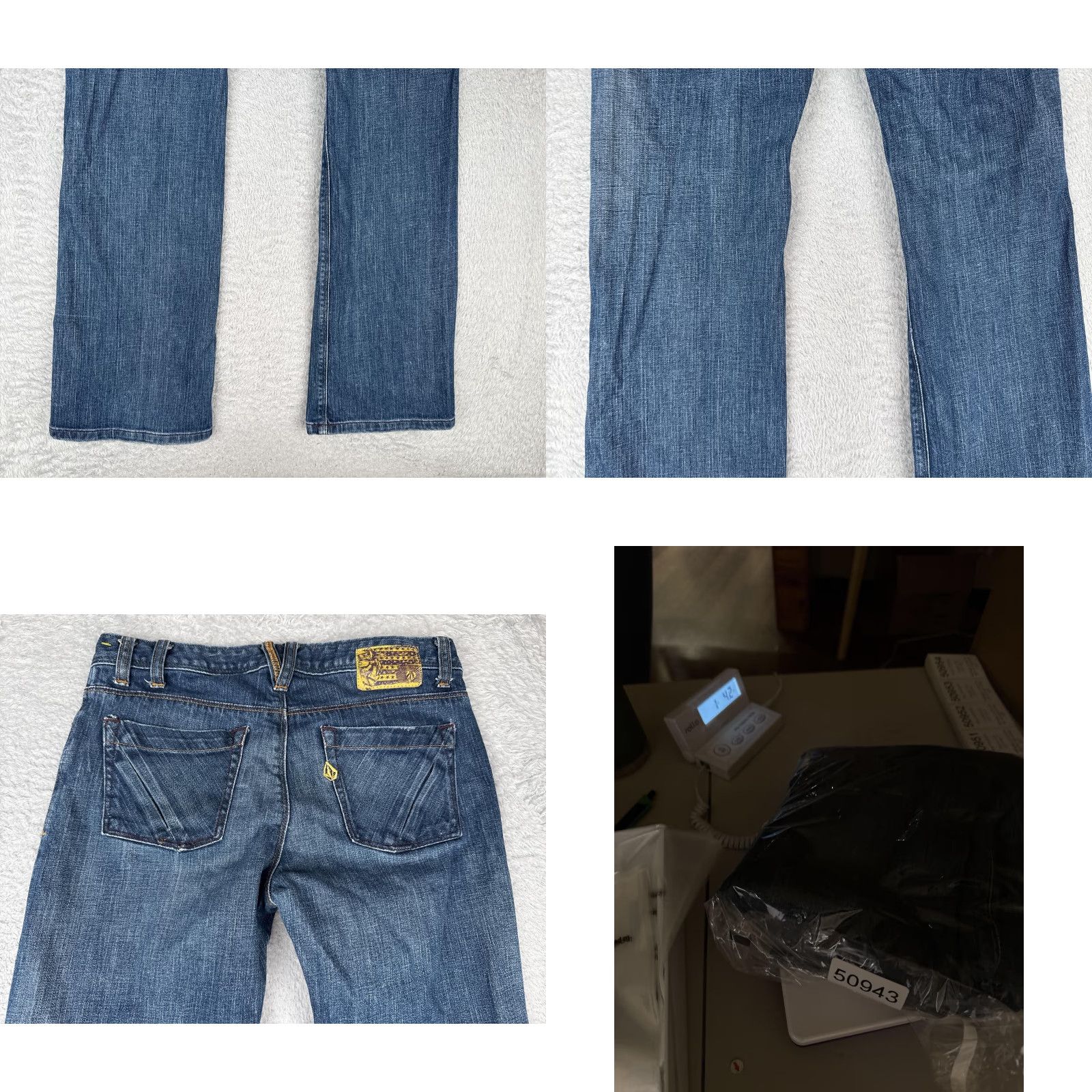 Volcom Volcom Jeans Women 28x32 Blue Misster Bootcut Denim Stretch Button Fly Jeans Women Size 28" / US 6 / IT 42 - 10 Thumbnail