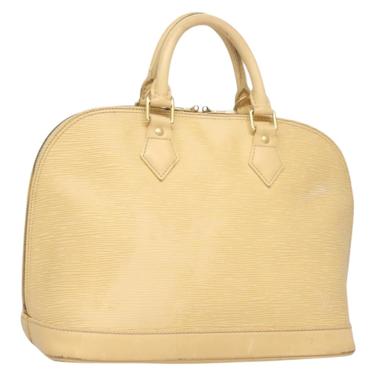 LOUIS VUITTON Epi Alma Hand Bag Vanilla M5214a M5214a