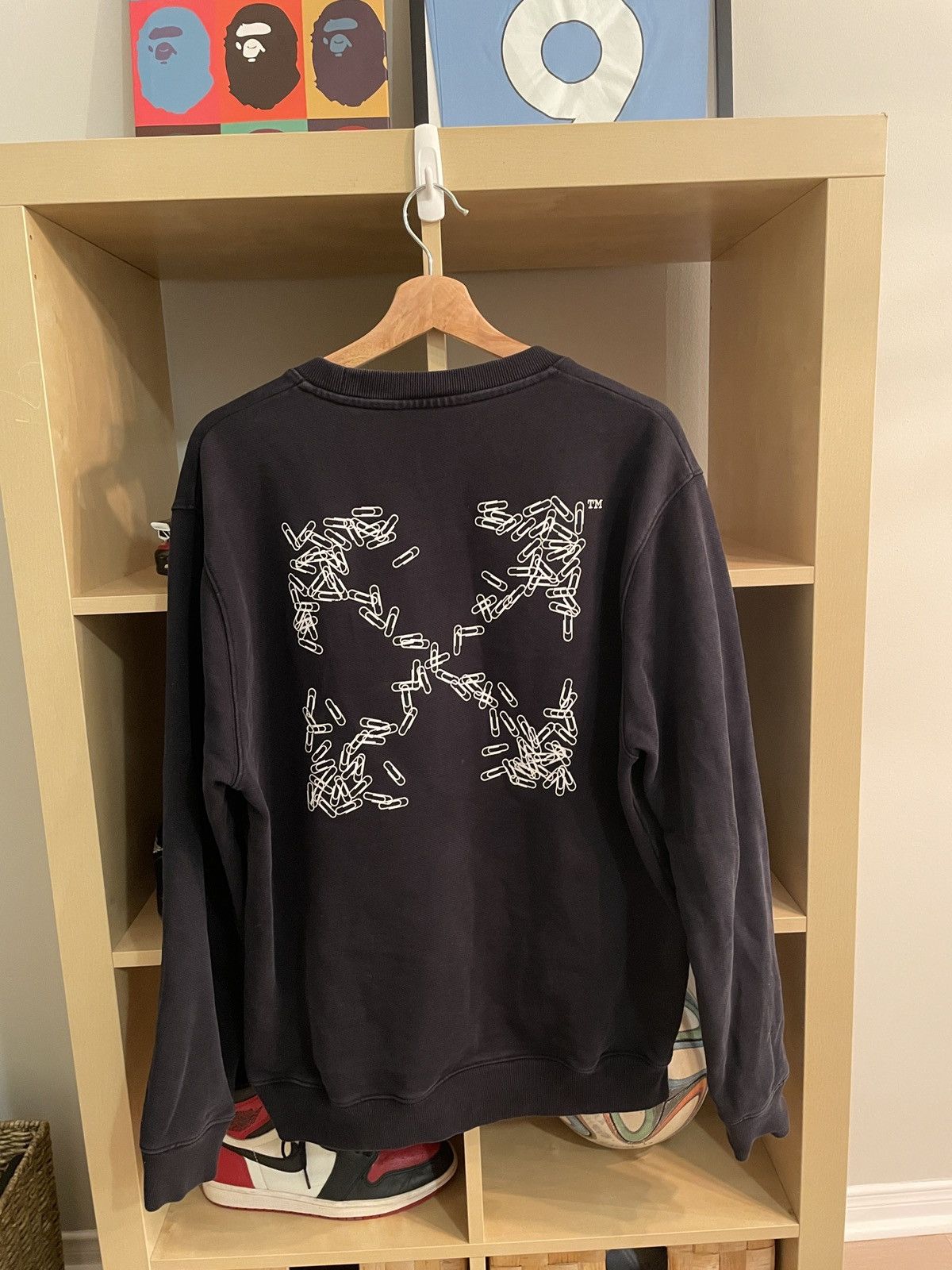 Off-White Off White Paperclip Crewneck Size US M / EU 48-50 / 2 - 3 Thumbnail
