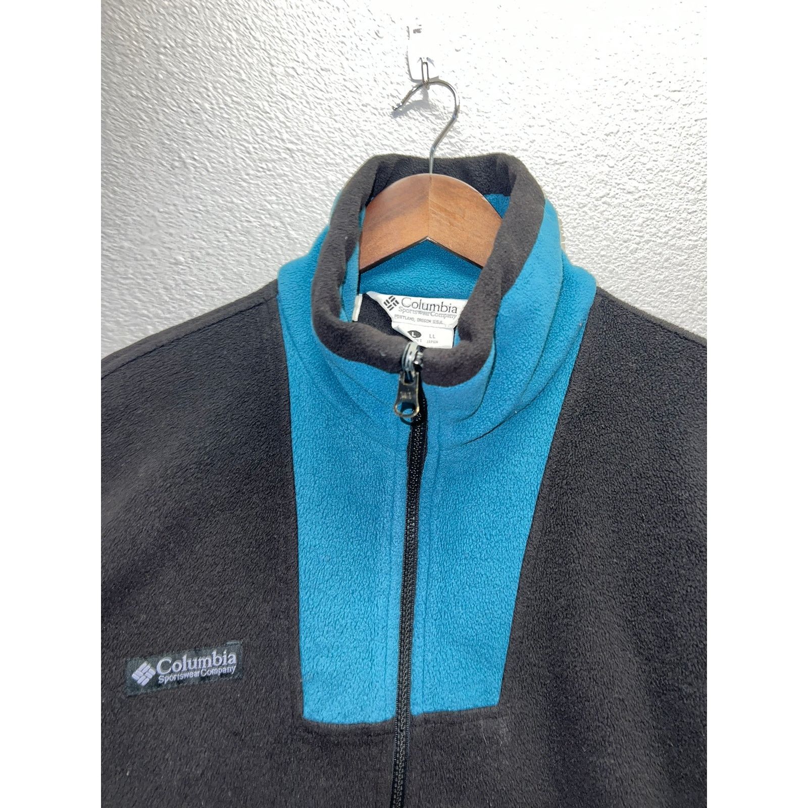 Vintage Vintage Womens Columbia Black Fleece Jacket Full Zip VTG L Size L / US 10 / IT 46 - 5 Thumbnail