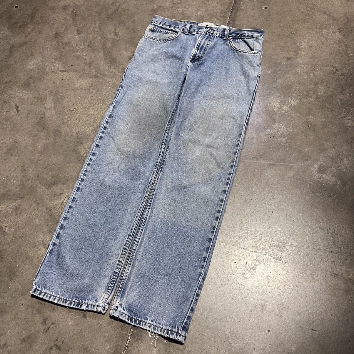 Levi's Vintage Levis 505 Regular Fit Straight Leg Denim Jeans Faded Size US 34 / EU 50 - 2 Thumbnail