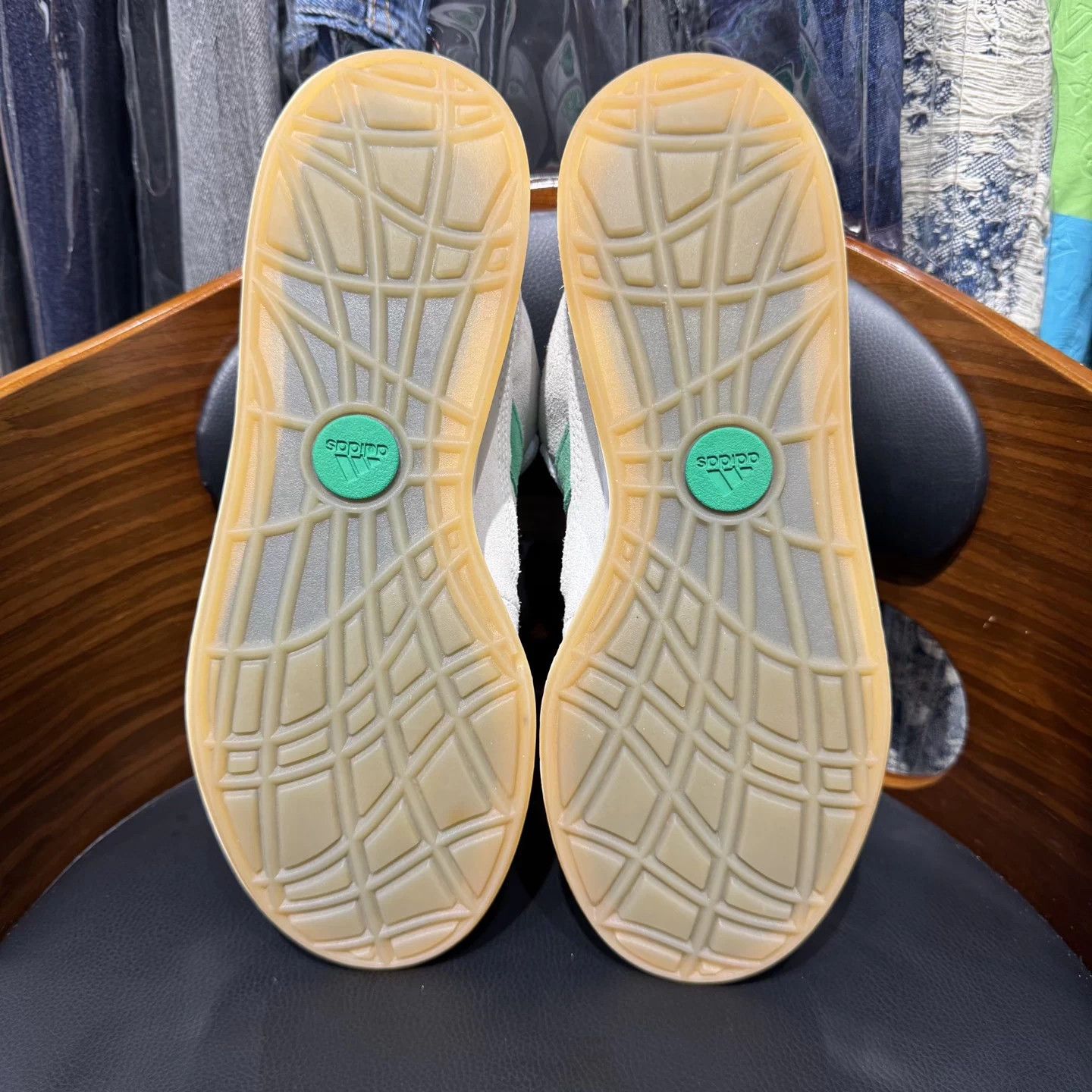 Adidas Bodega x Beams x adidas Adimatic White Green 43 Size US 9 / EU 42 - 9 Thumbnail