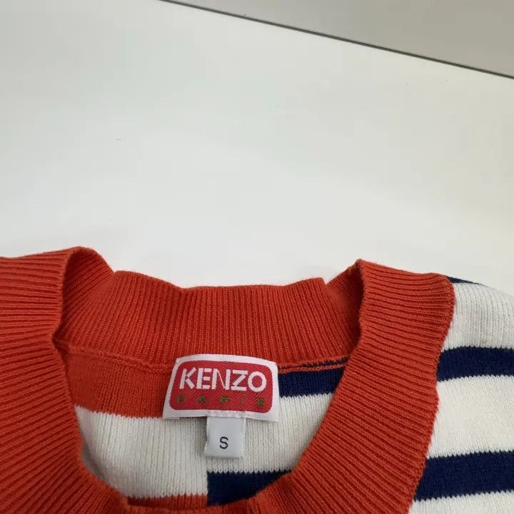 Kenzo KENZO Colorful Striped Logo Long Sleeve Sweater -2507 Size US S / EU 44-46 / 1 - 5 Thumbnail