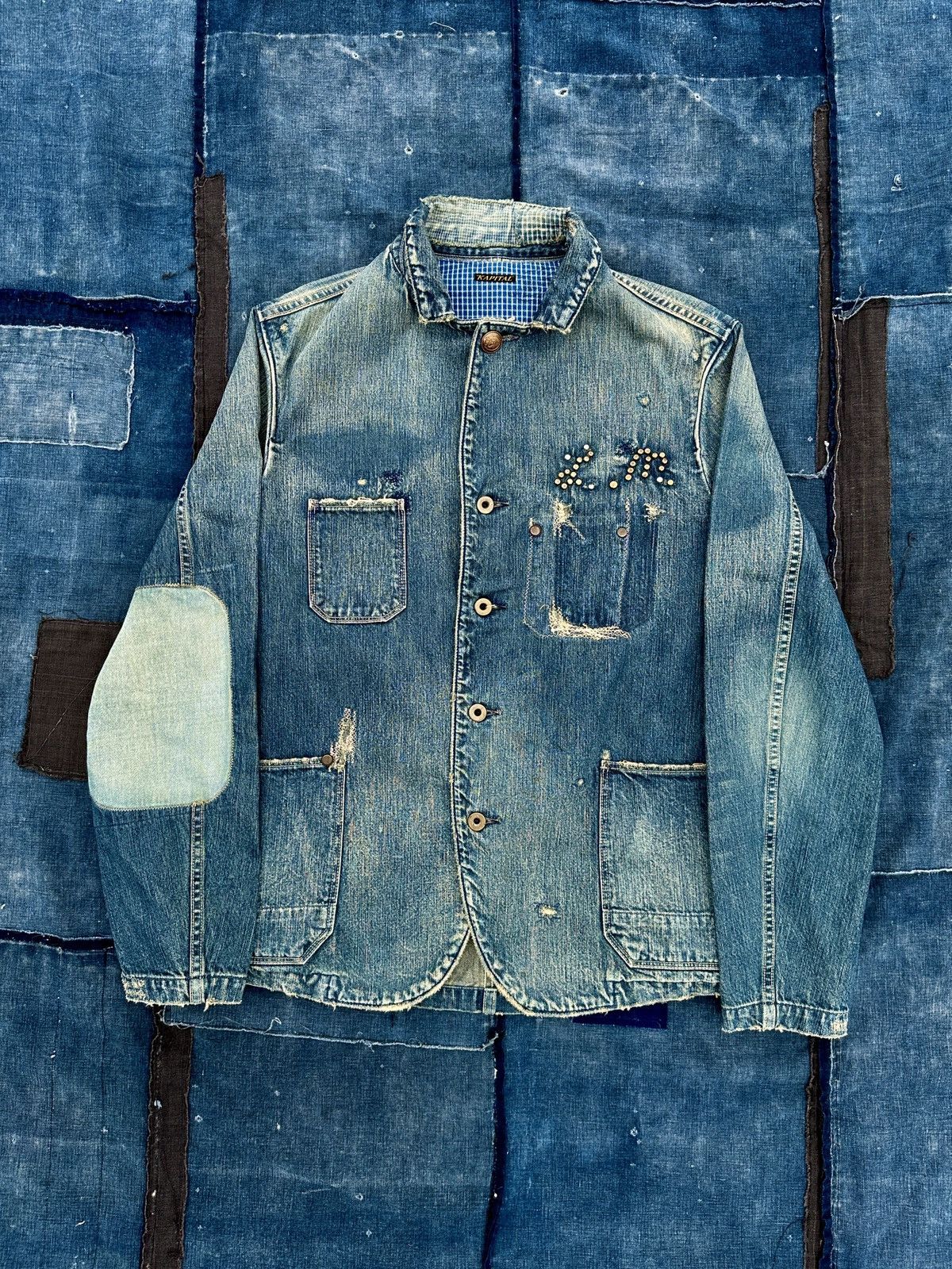 Kapital Kountry Old man and the sea Pasadena Studded Sailor boro chore coat Size US M / EU 48-50 / 2 - 2 Thumbnail