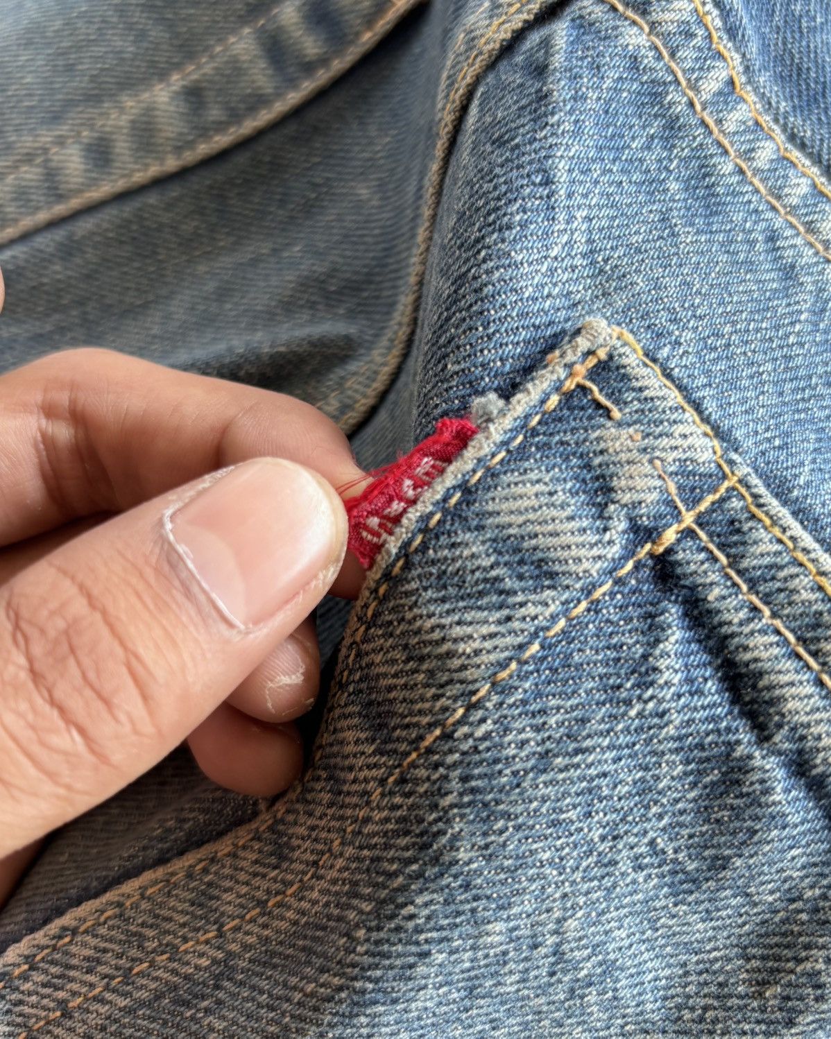 Evisu Evis Evisu Selvedge Denim Jeans Size US 30 / EU 46 - 14 Thumbnail