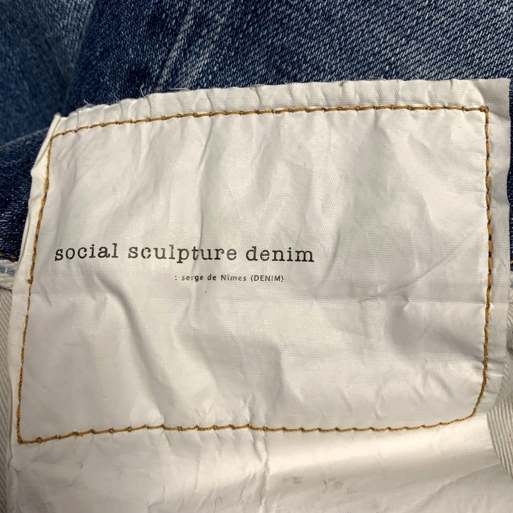 Visvim VISVIM Jeans 34 Blue Distressed Selvedge Button Fly Adult Mens Regular Inseam 29 Japan Size US 34 / EU 50 - 5 Thumbnail