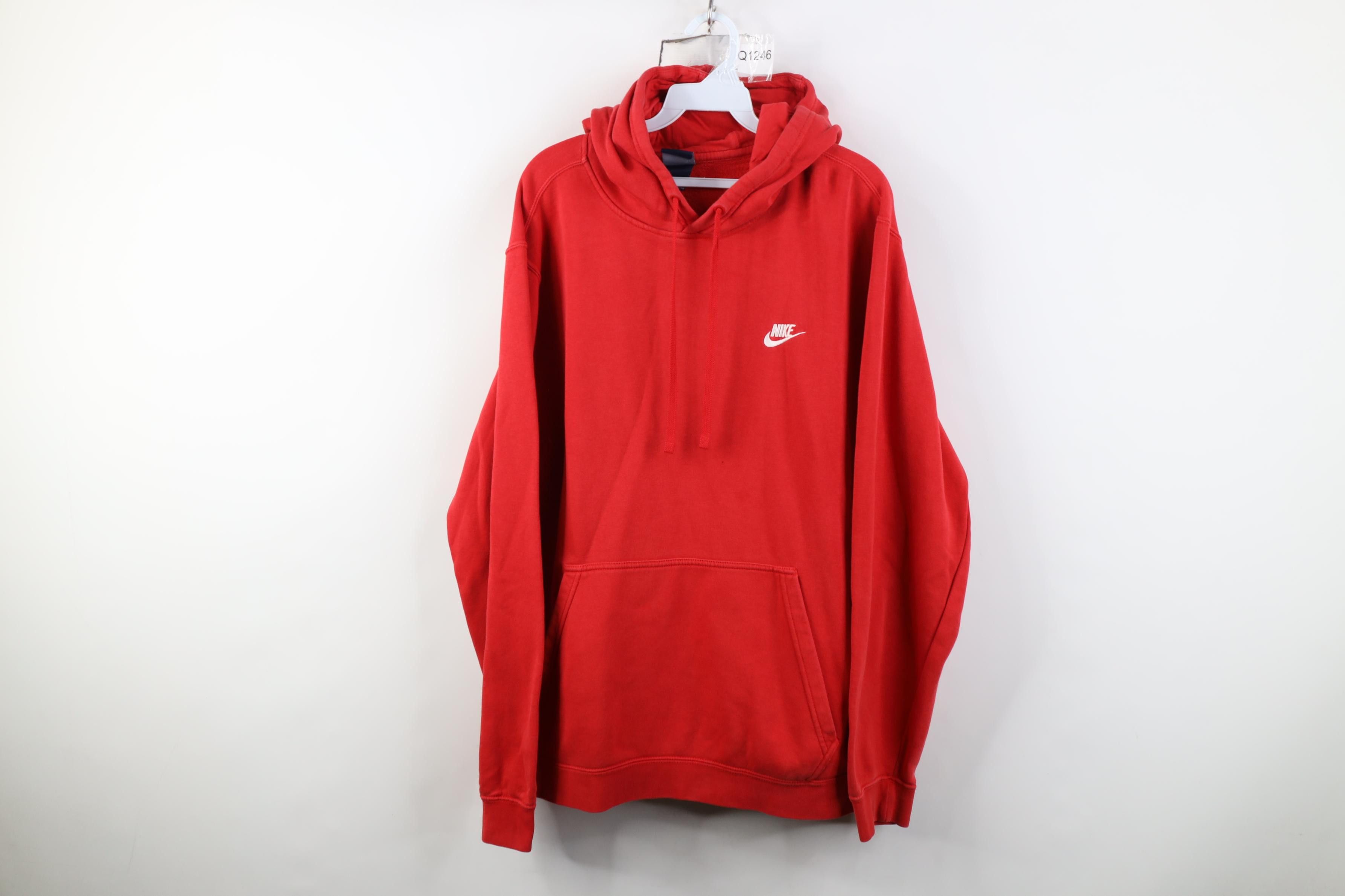 Nike Vintage Y2K Nike Scott Swoosh Spell Out Hoodie Sweatshirt Size US XL / EU 56 / 4 - 1 Thumbnail