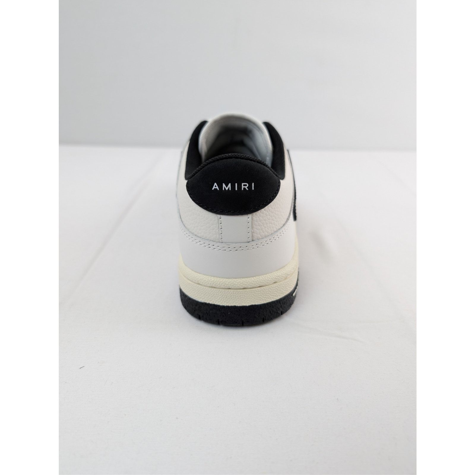 Amiri o1rshd1 Skelton Low-Top Sneakers in White/Black Size US 12 / EU 45 - 15 Thumbnail