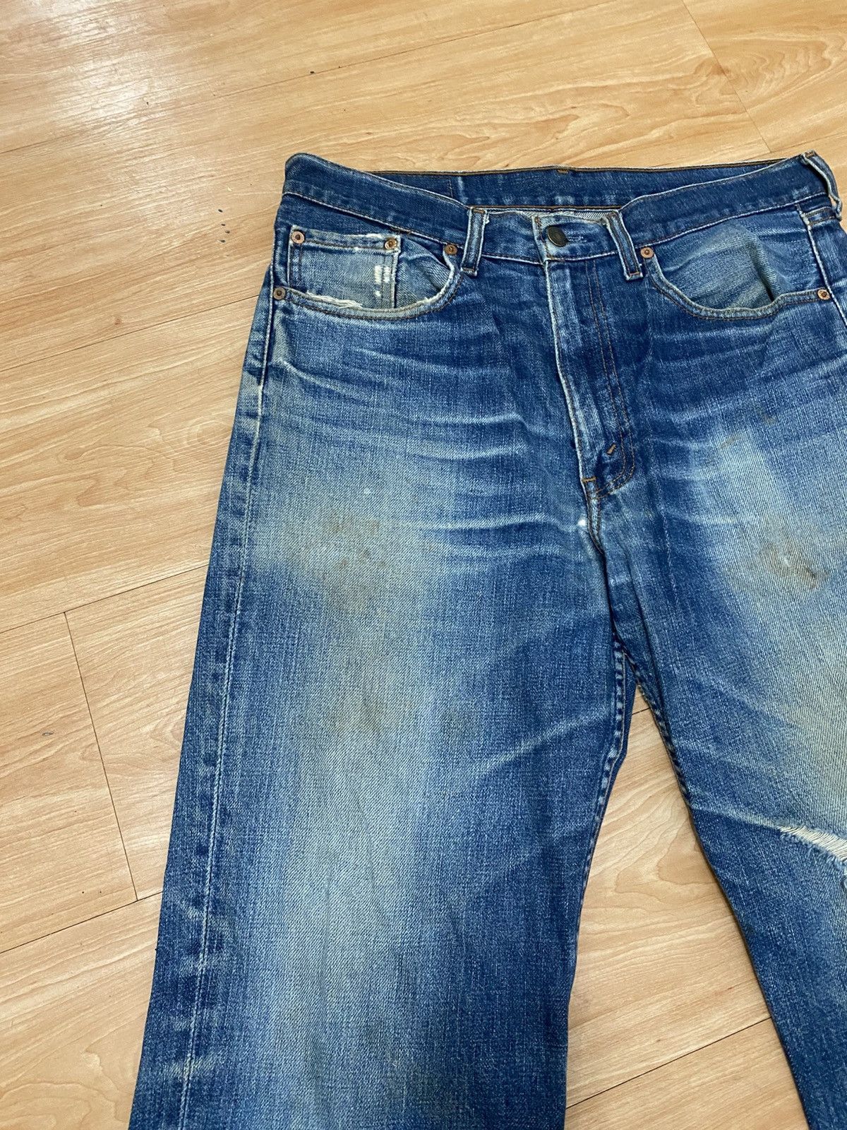 Levi's × Levi's Vintage Clothing × Vintage Vintage 90s levis denim distressed regular fits Size US 34 / EU 50 - 6 Thumbnail