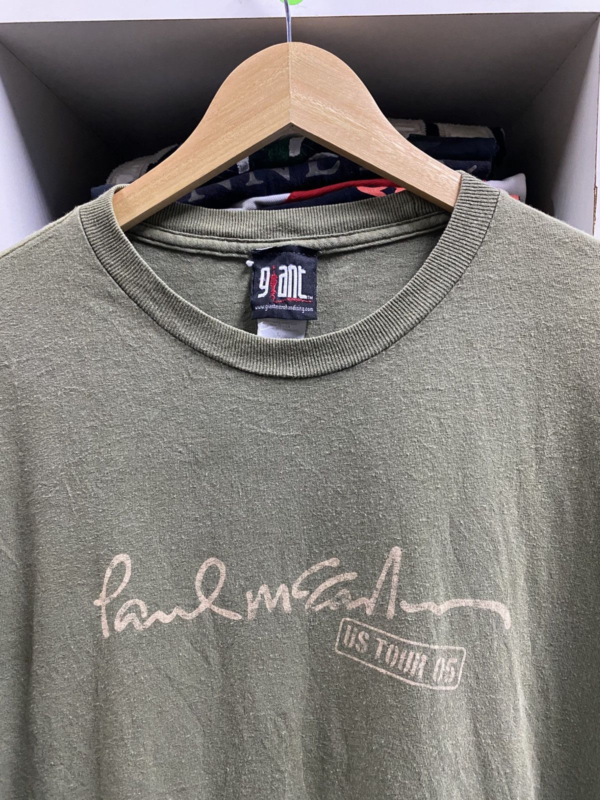 Band Tees × Vintage Vintage 90’s Paul McCartney 2005 Tour Tee Size US L / EU 52-54 / 3 - 3 Thumbnail