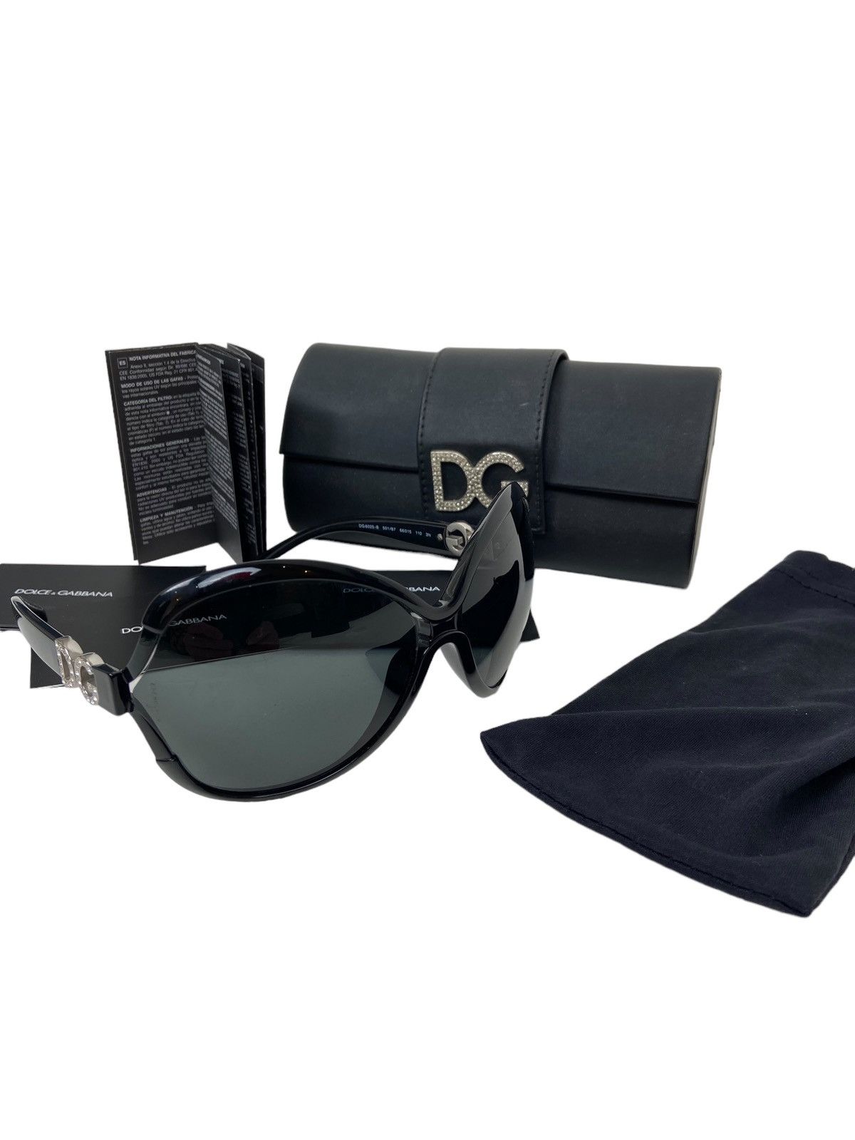 Dolce & Gabbana Y2K Butterfly Glasses Size ONE SIZE - 10 Thumbnail