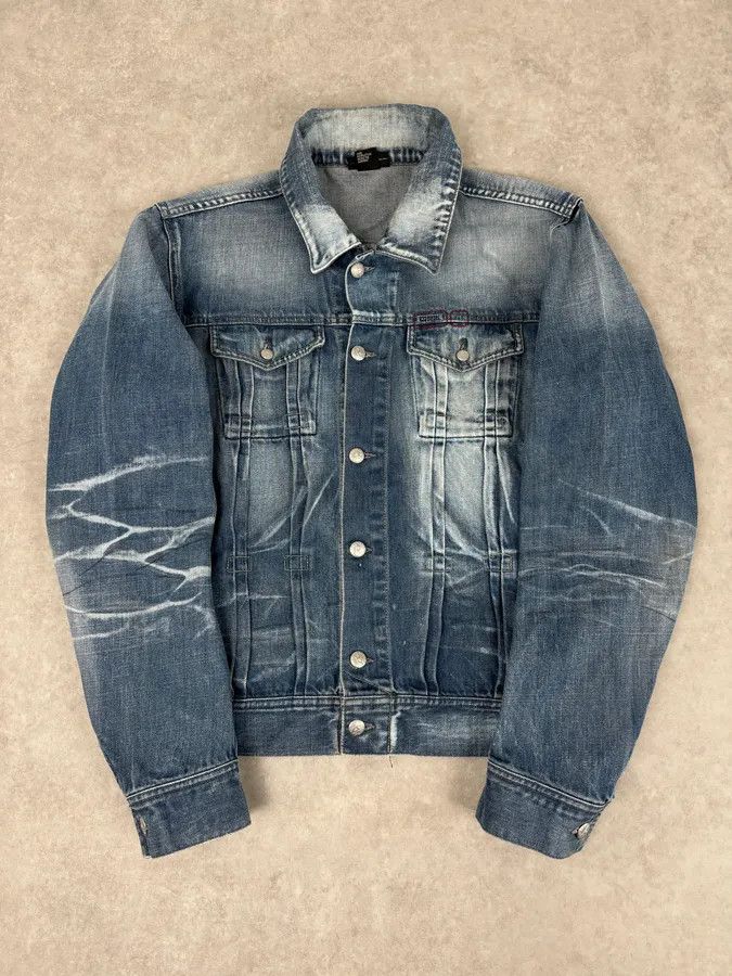Diesel Diesel Light Blue Faded Denim Jacket Size US M / EU 48-50 / 2 - 1 Thumbnail