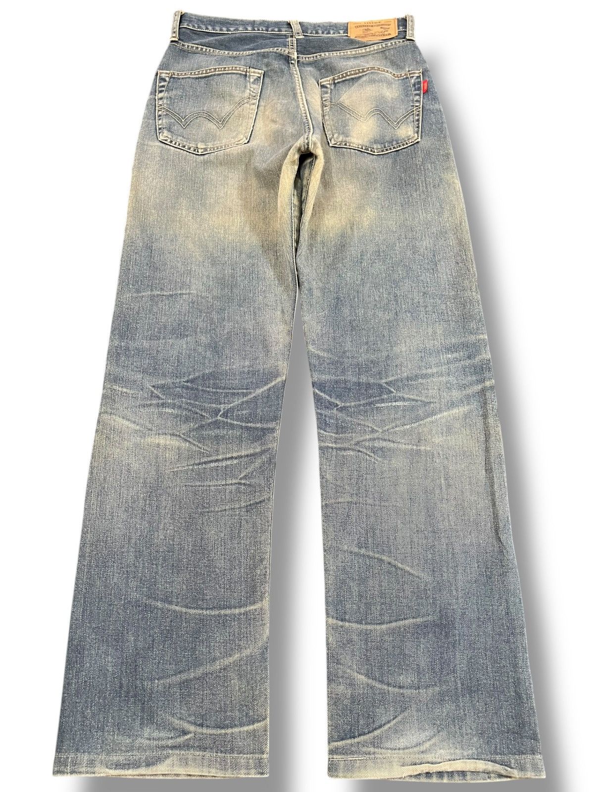 Le Grande Bleu (L.G.B.) Vintage Japanese Brand Mudwash Faded Denim Size US 30 / EU 46 - 5 Thumbnail