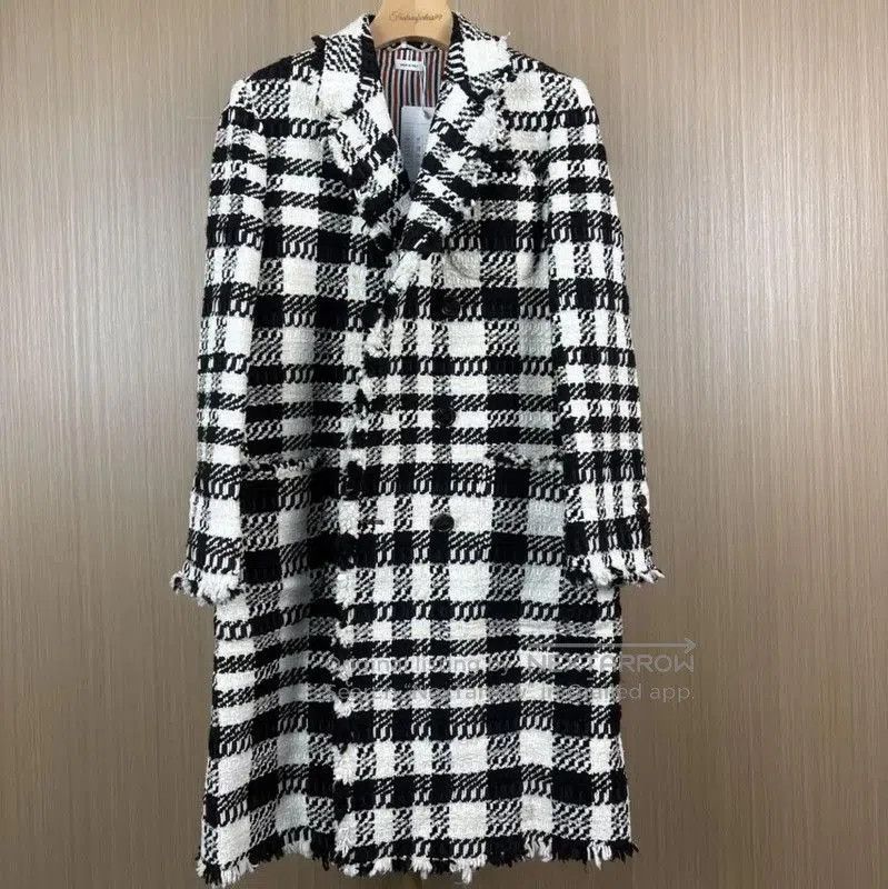 Thom Browne Women's Color Blocked Nylon Coat .