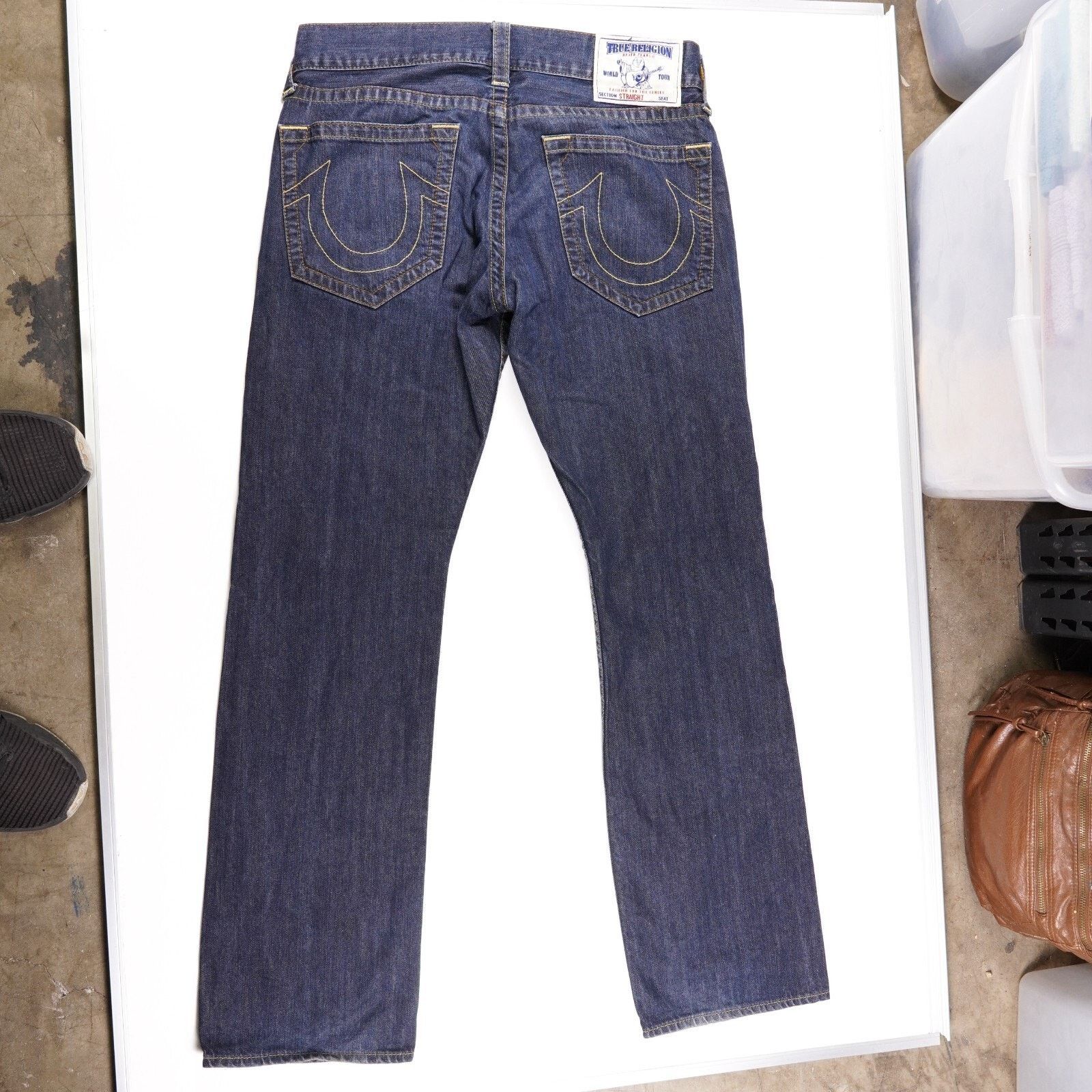 True Religion True Religion Denim Jeans Straight Wide Leg Baggy Pants 33 Size US 33 - 12 Thumbnail
