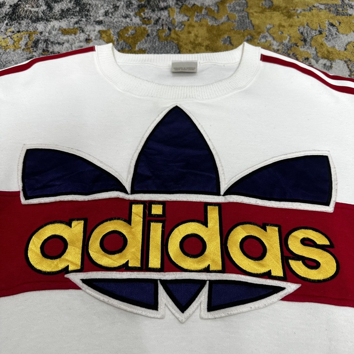 Adidas Vintage 80’s Adidas Sports Embroidery Logo Sweatshirts Size US M / EU 48-50 / 2 - 4 Thumbnail
