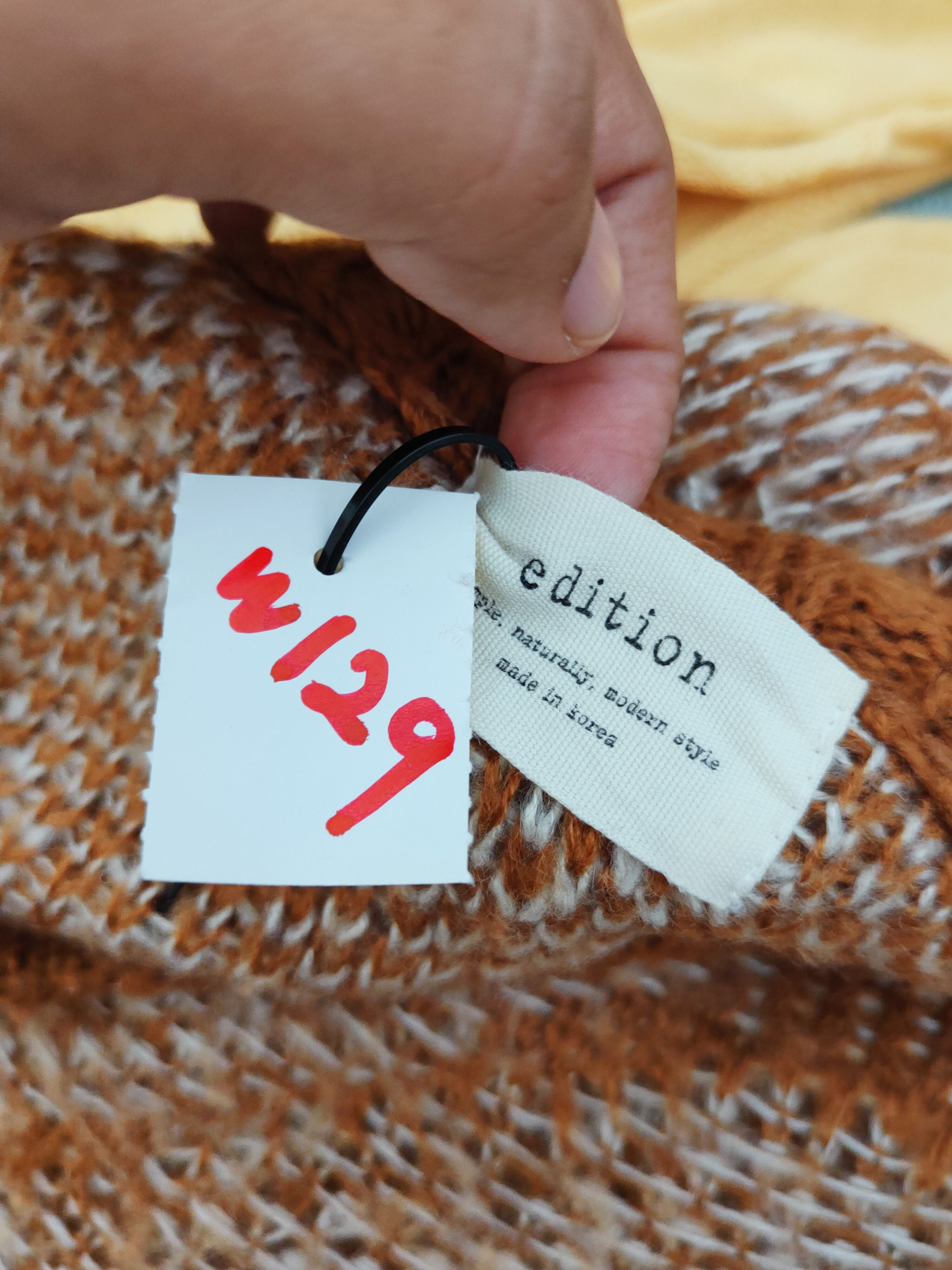 Japanese Brand × Vintage Edition Brown art Knitwear Sweatshirts #W129 Size US XL / EU 56 / 4 - 10 Thumbnail