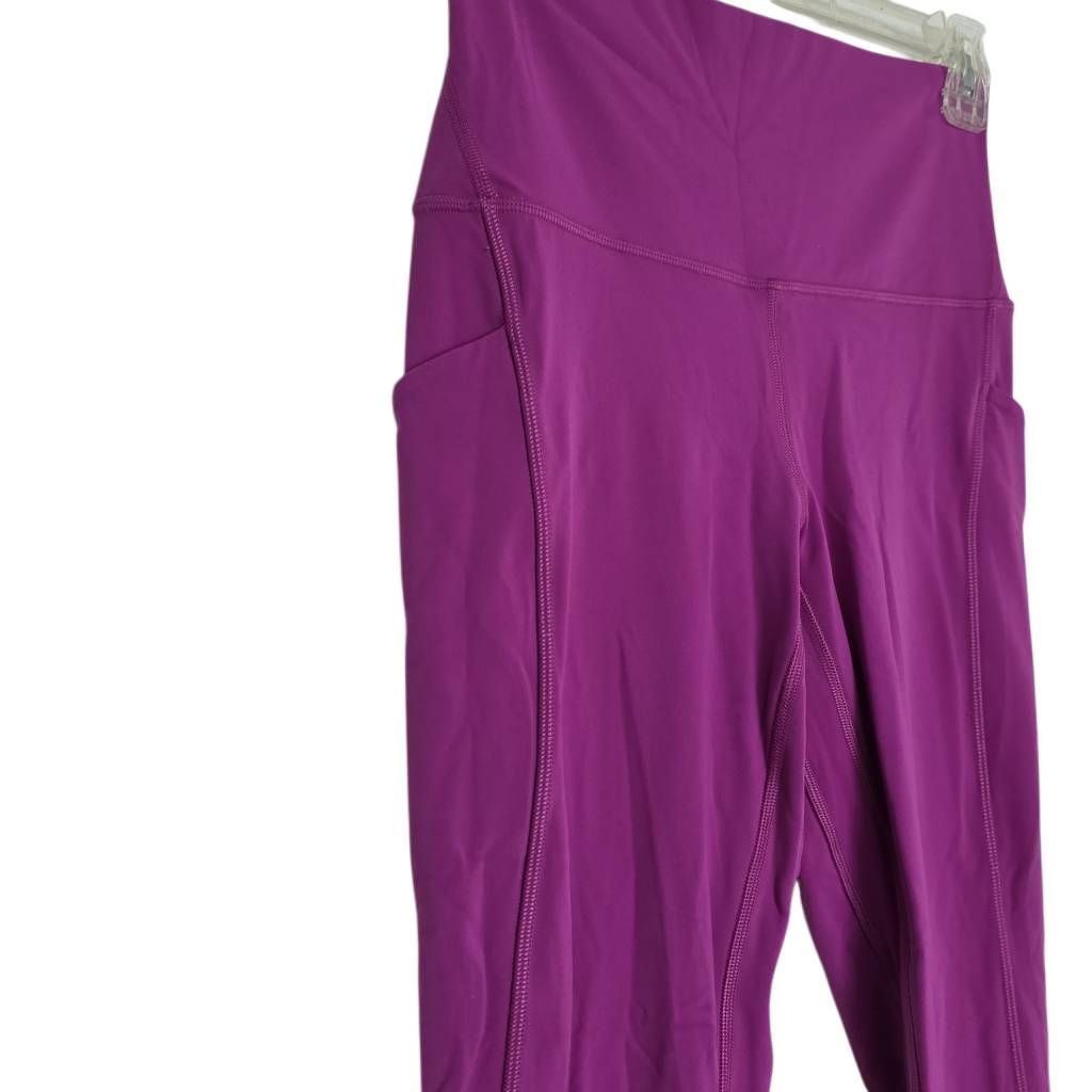 Lululemon Lululemon Women's Size 6 Purple Compression Leggings with Po Size 28" / US 6 / IT 42 - 3 Thumbnail