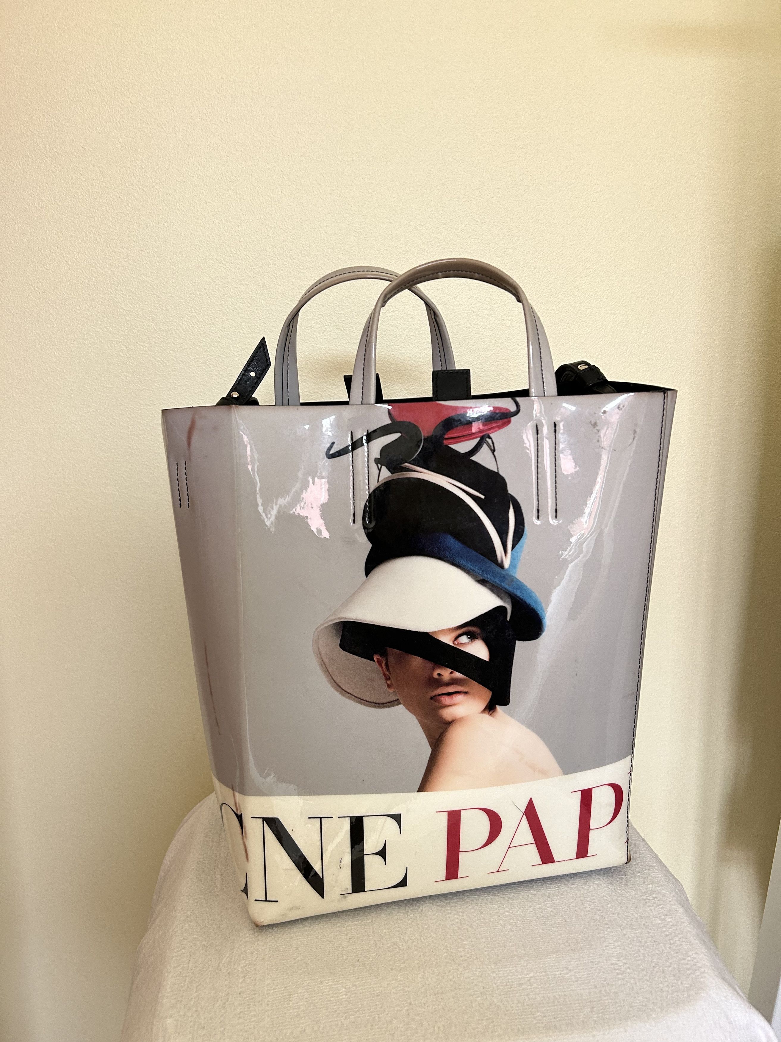 image of Acne Studios Acne Paper Bag Tote, Women's