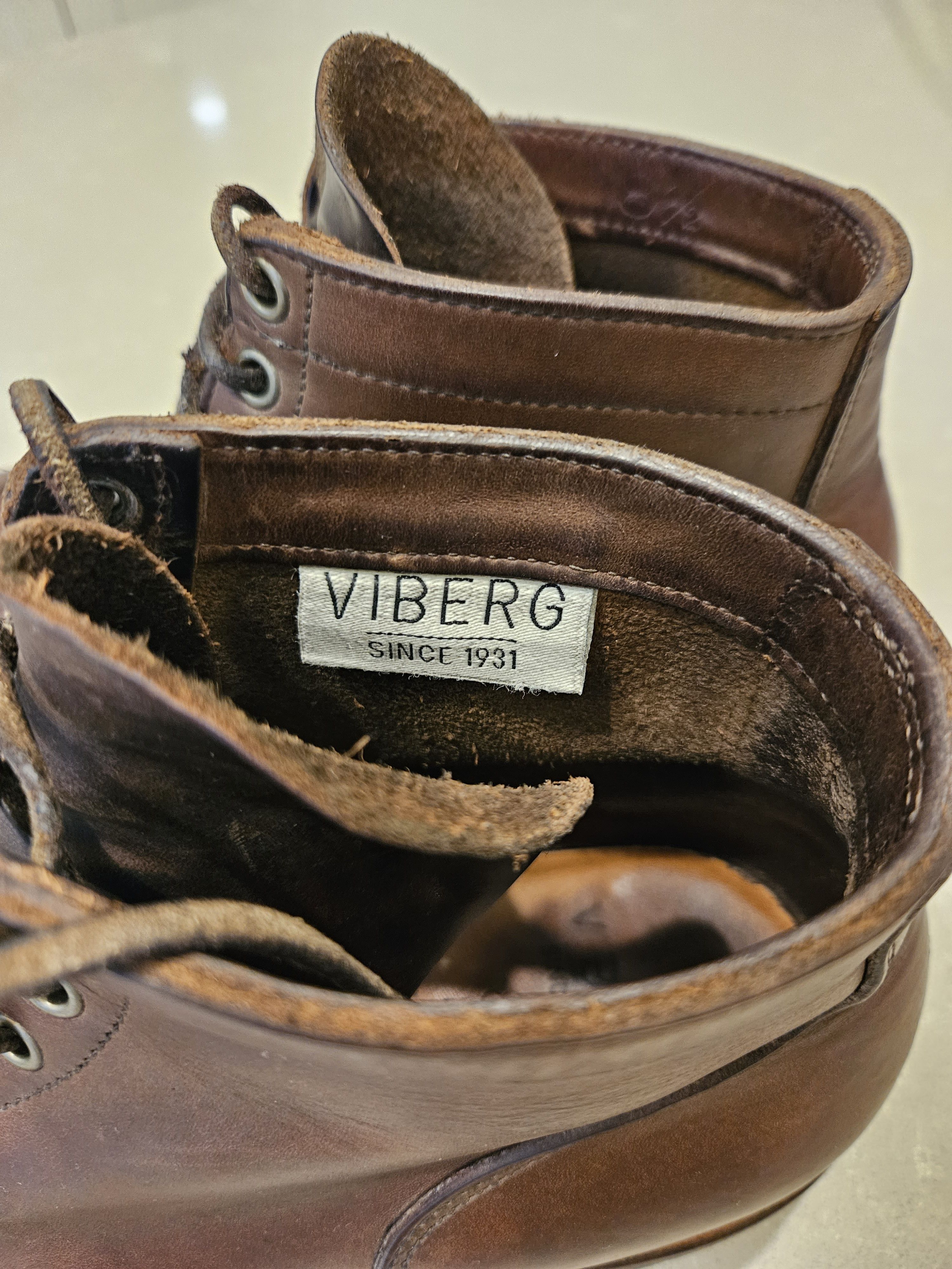 Viberg Viberg Service Boots - Horween Natural Leather 8.5 Size US 8.5 / EU 41-42 - 5 Thumbnail