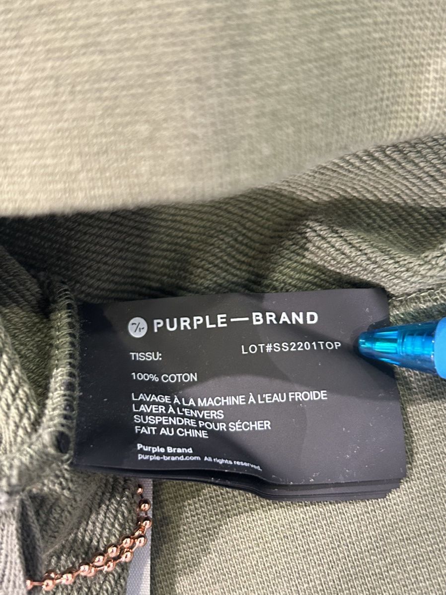 Purple Brand Purple Brand Stencil Logo Zip-Up Hoodie Size US M / EU 48-50 / 2 - 5 Thumbnail
