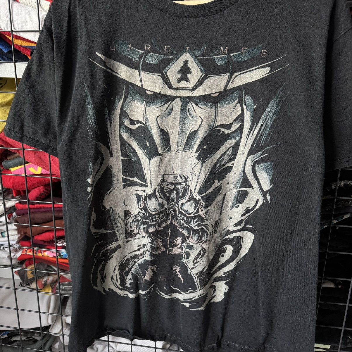 Anime Naruto Shippuden Kakashi Hatake "Hard Times" Anime T-Shirt Size US L / EU 52-54 / 3 - 4 Thumbnail